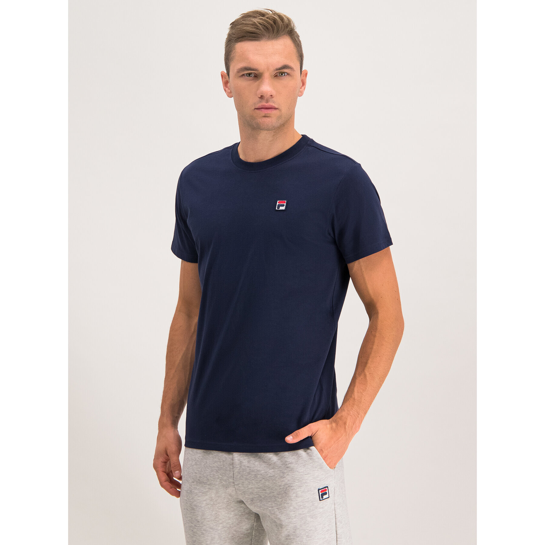 Fila T-Shirt Seamus 682393 Tmavomodrá Regular Fit - Pepit.cz