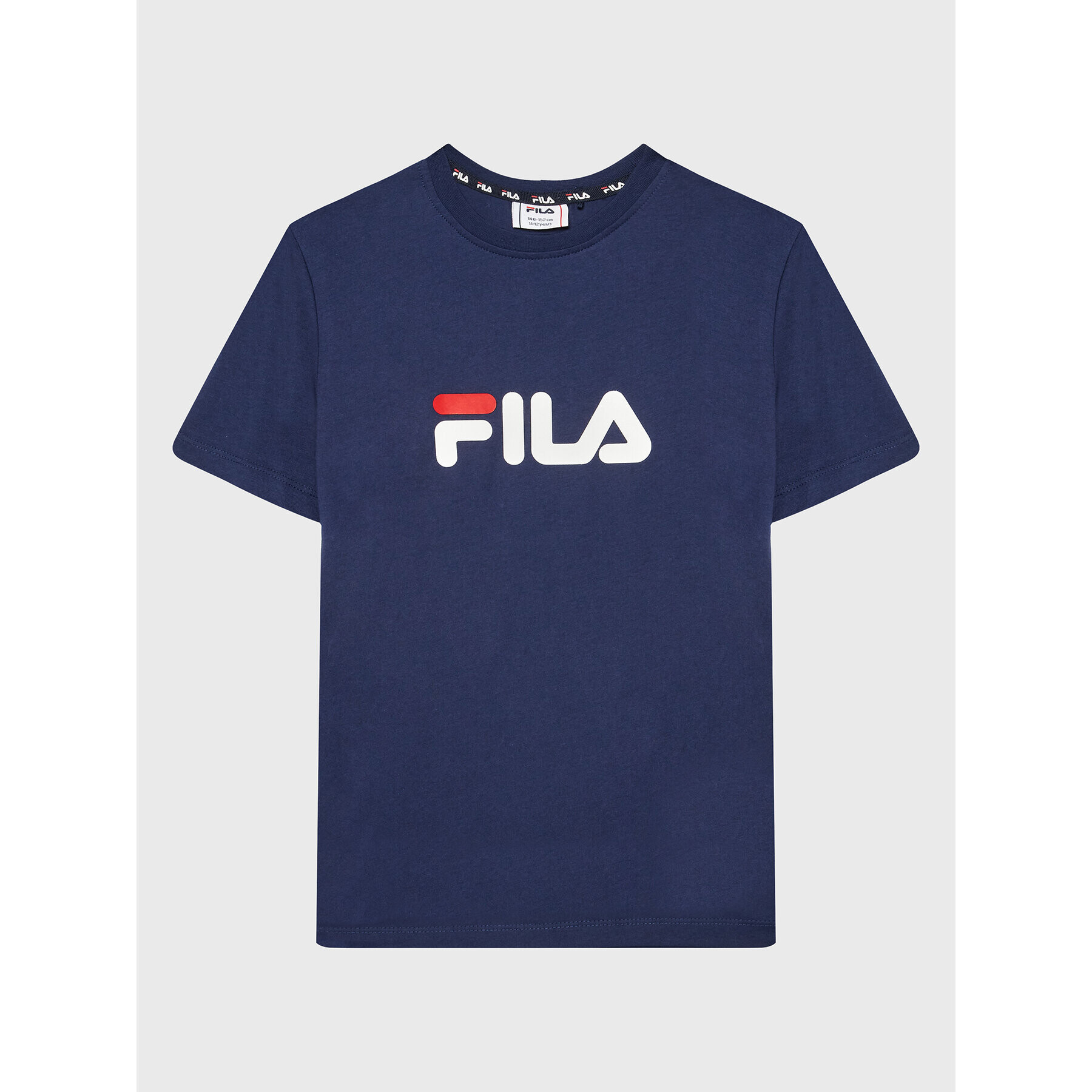 Fila T-Shirt Solberg Classic Logo FAT0109 Tmavomodrá Regular Fit - Pepit.cz