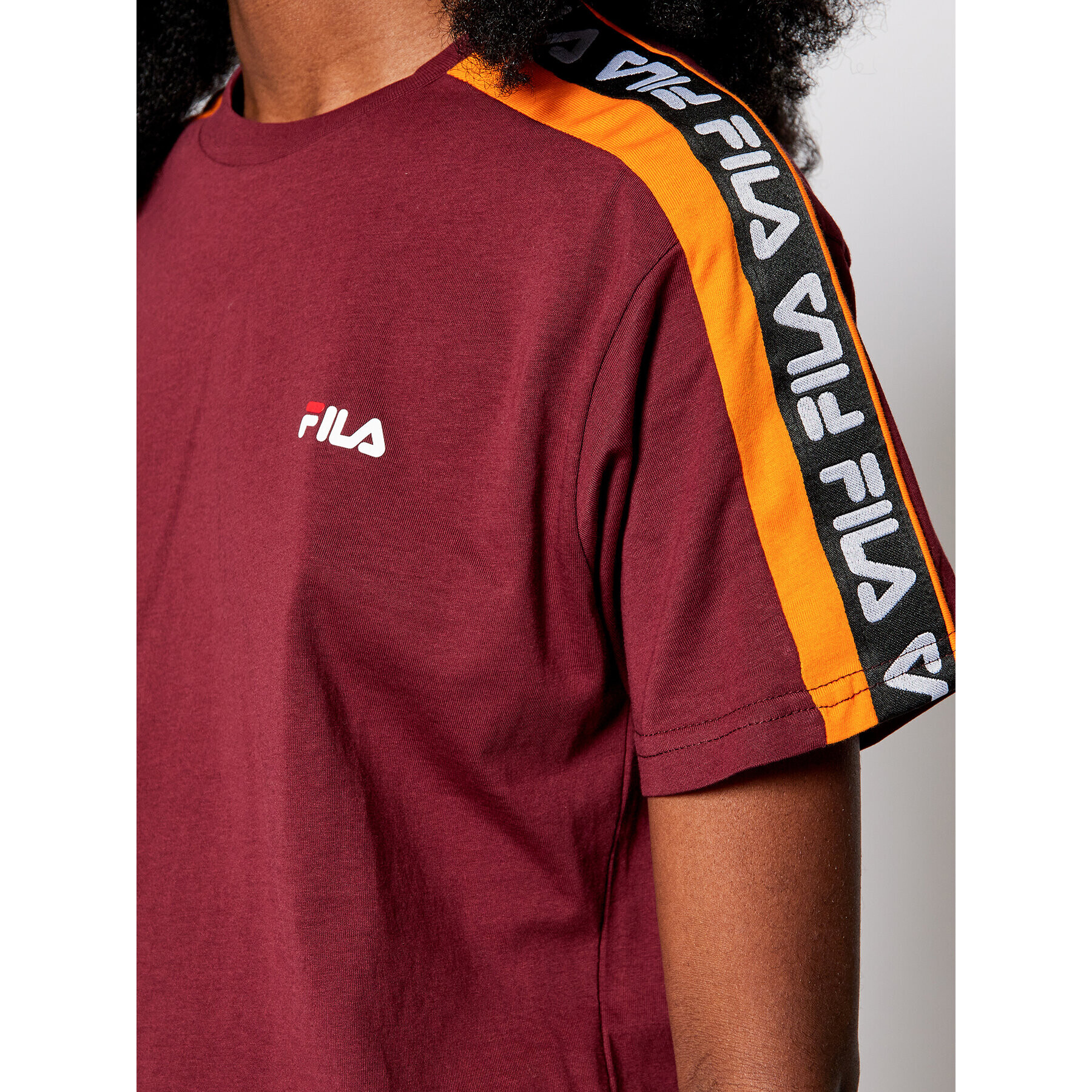 Fila T-Shirt Tandy 687686 Bordó Regular Fit - Pepit.cz