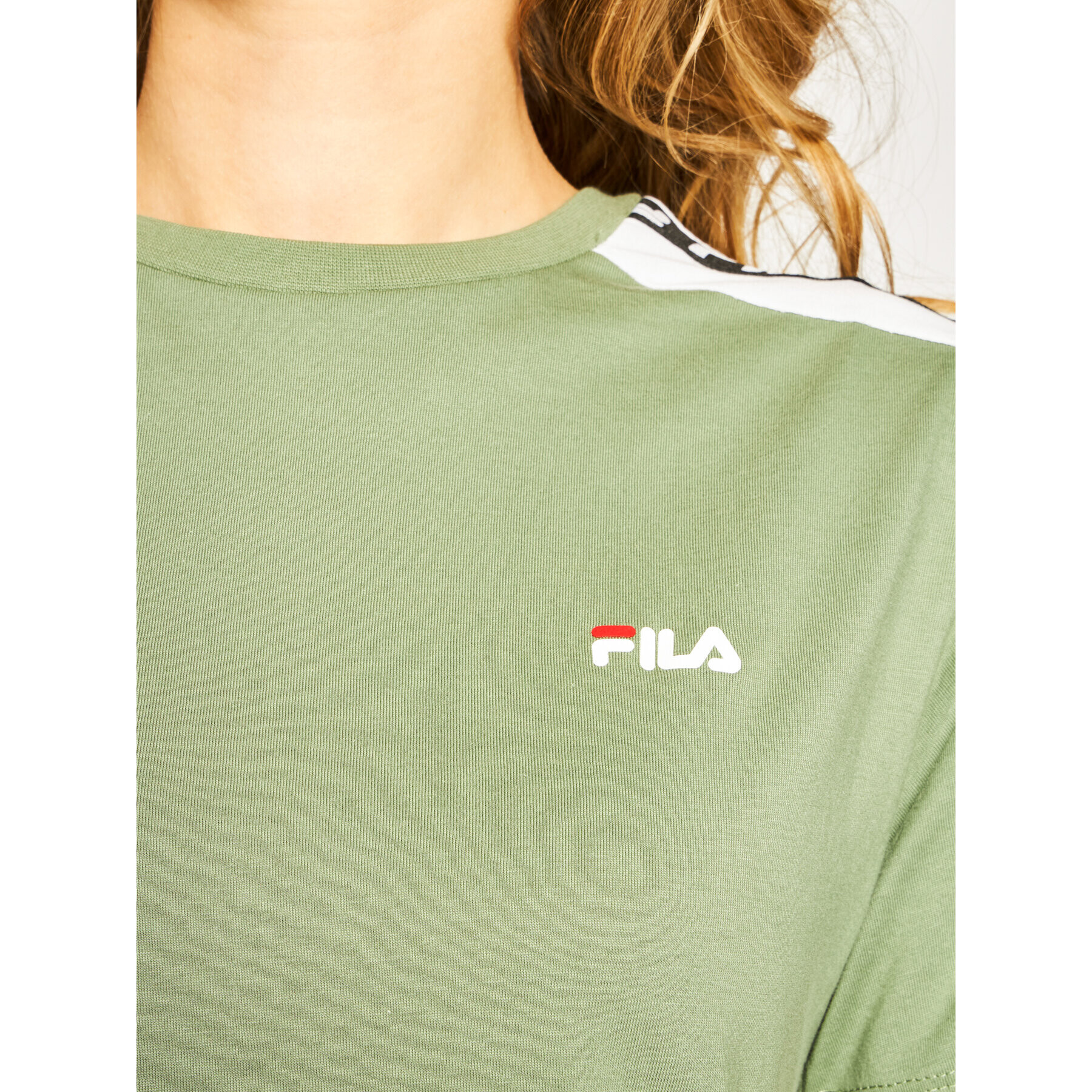 Fila T-Shirt Tandy Tee 687686 Zelená Regular Fit - Pepit.cz