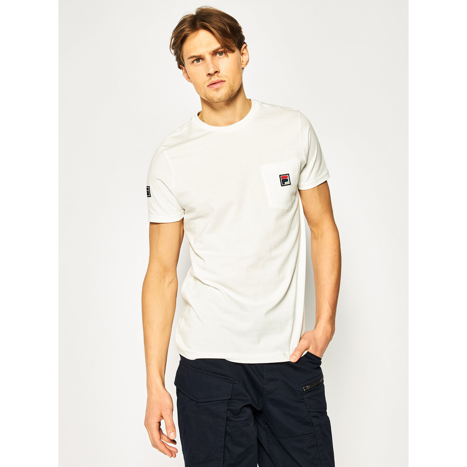 Fila T-Shirt Taren 687714 Bílá Regular Fit - Pepit.cz