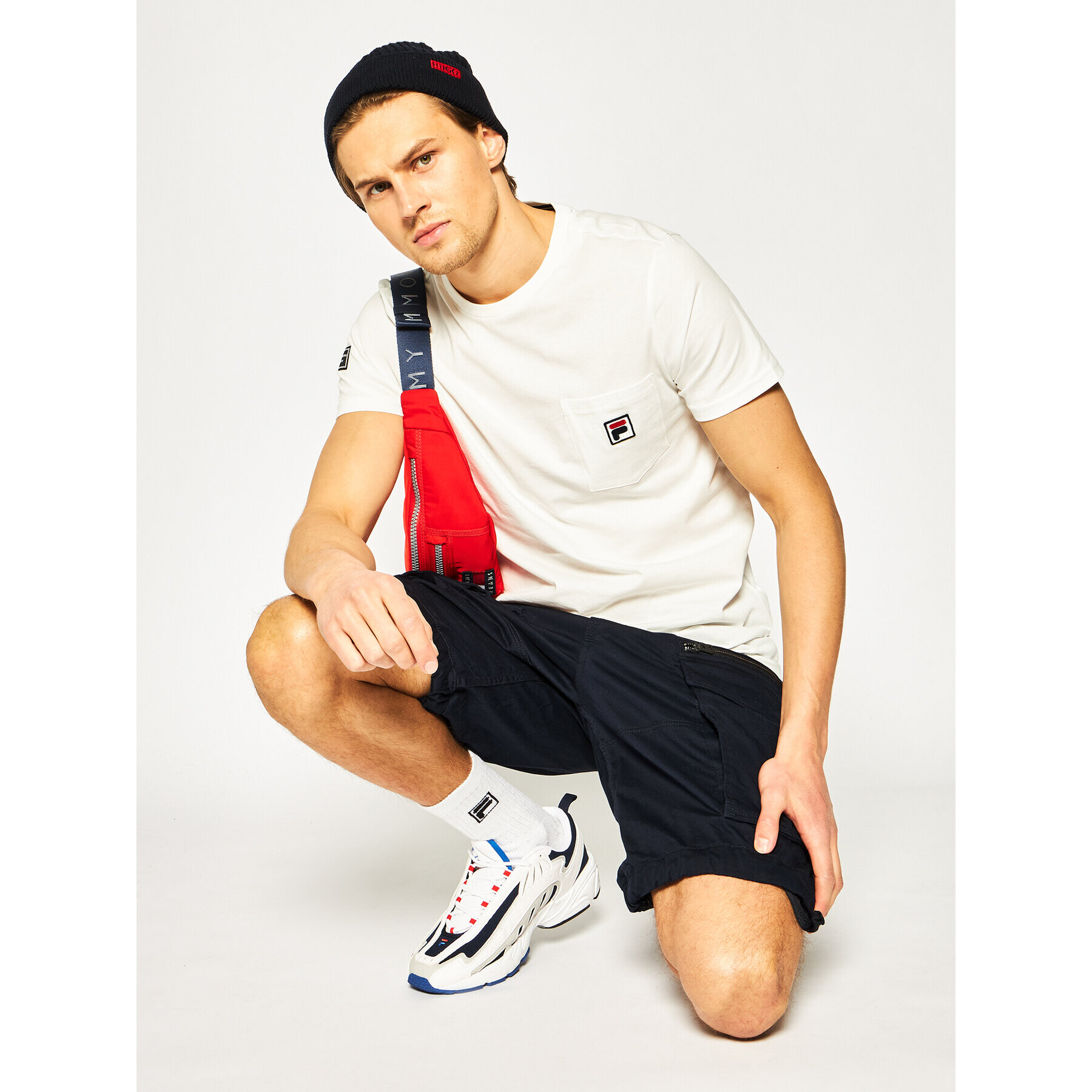 Fila T-Shirt Taren 687714 Bílá Regular Fit - Pepit.cz