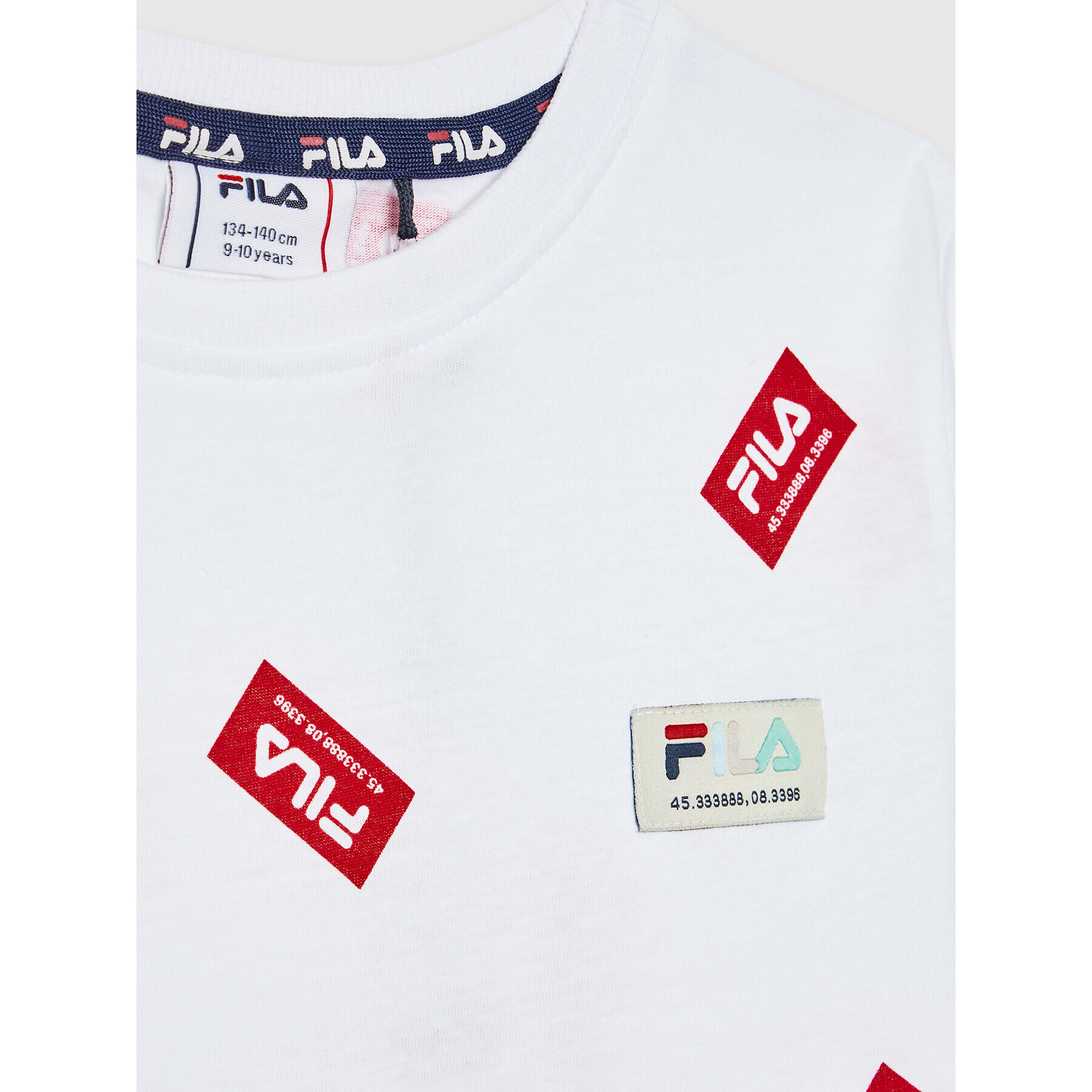 Fila T-Shirt Tespe FAT0053 Bílá Regular Fit - Pepit.cz