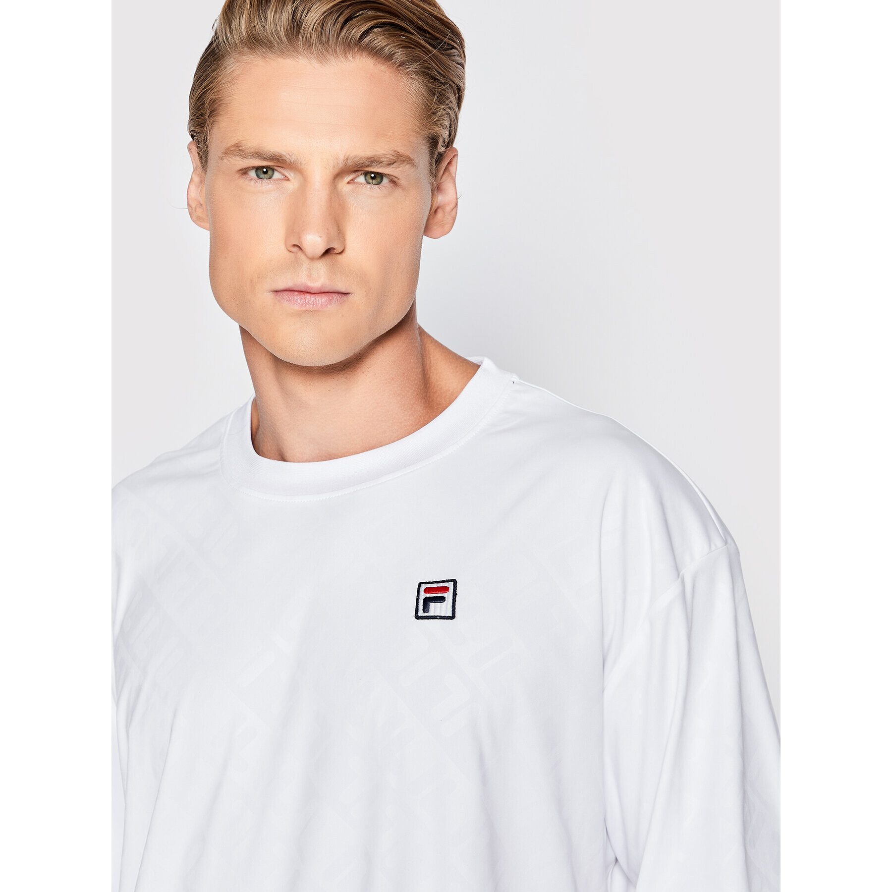 Fila T-Shirt Thady 689171 Bílá Relaxed Fit - Pepit.cz