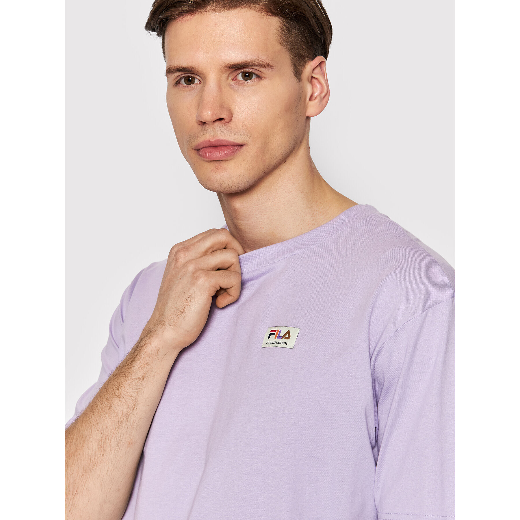 Fila T-Shirt Tismo FAM0025 Fialová Relaxed Fit - Pepit.cz