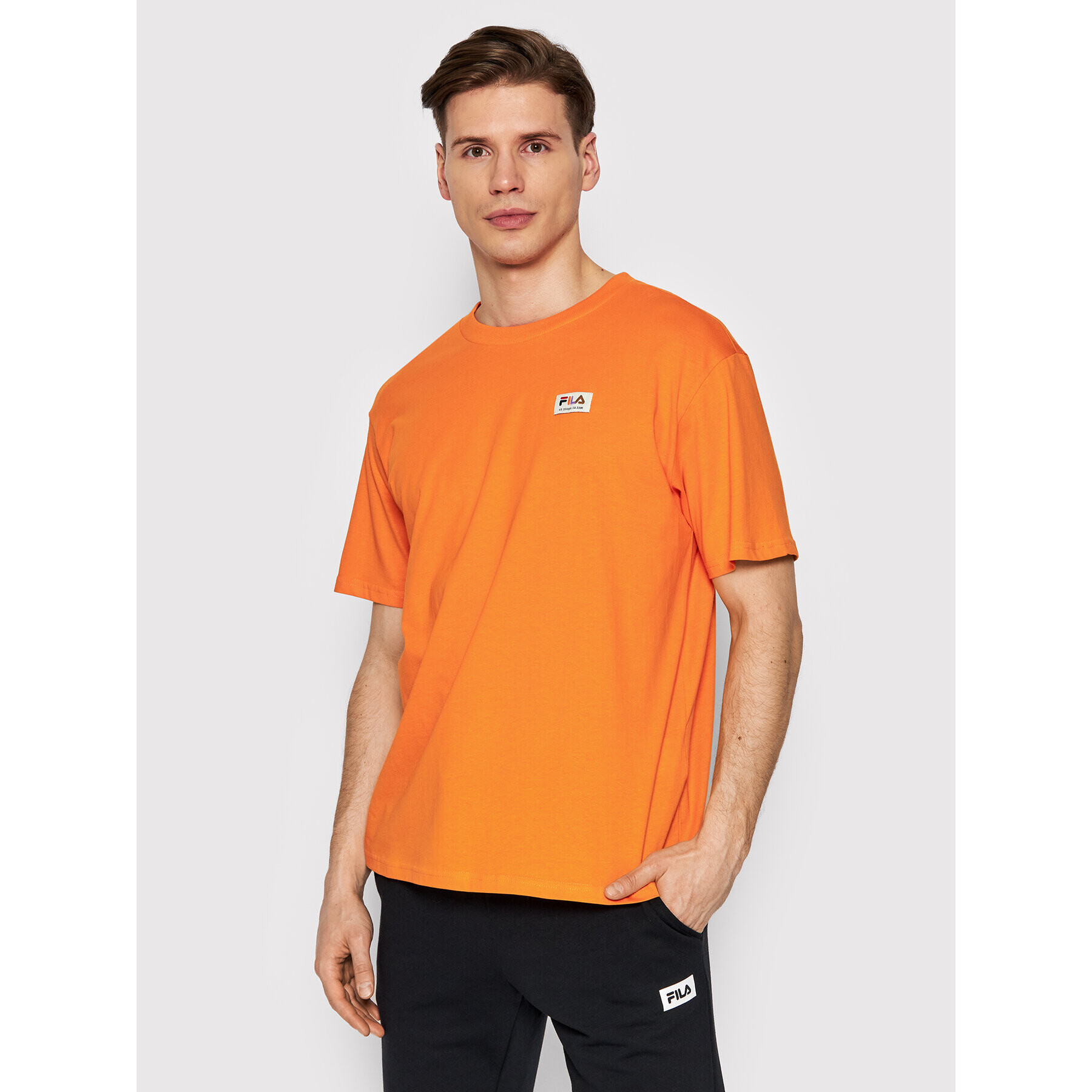 Fila T-Shirt Tismo FAM0025 Oranžová Relaxed Fit - Pepit.cz