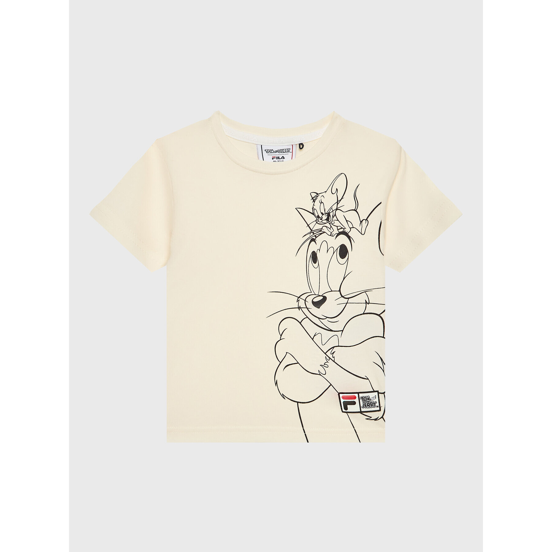 Fila T-Shirt Tom & Jerry Toyama FAK0111 Béžová Regular Fit - Pepit.cz