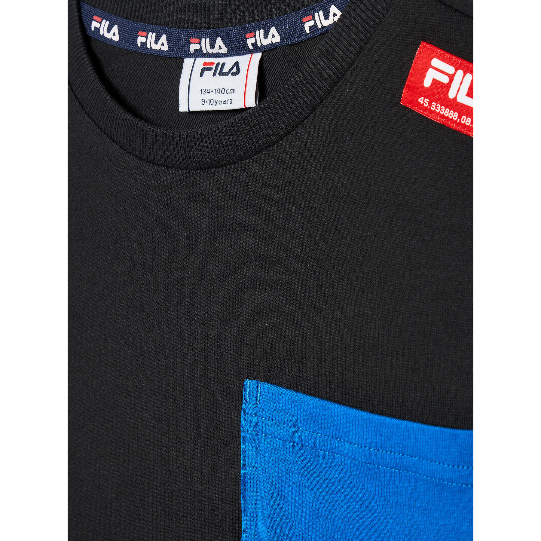 Fila T-Shirt Treffurt FAT0037 Černá Regular Fit - Pepit.cz