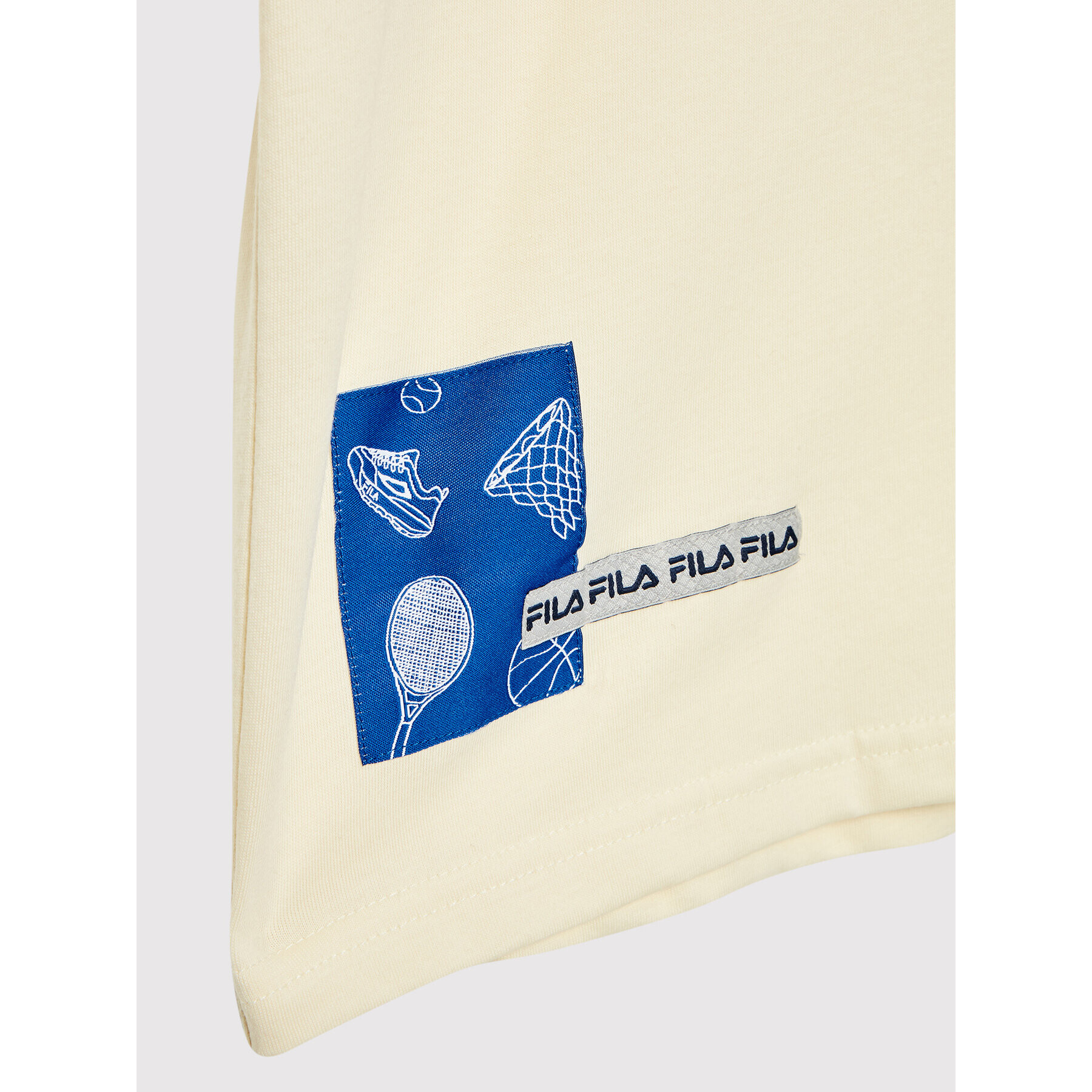 Fila T-Shirt Treffurt FAT0037 Žlutá Regular Fit - Pepit.cz