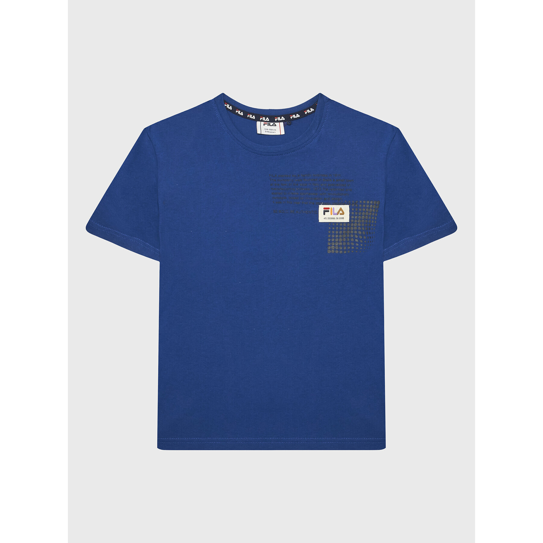 Fila T-Shirt Triest FAT0147 Modrá Regular Fit - Pepit.cz