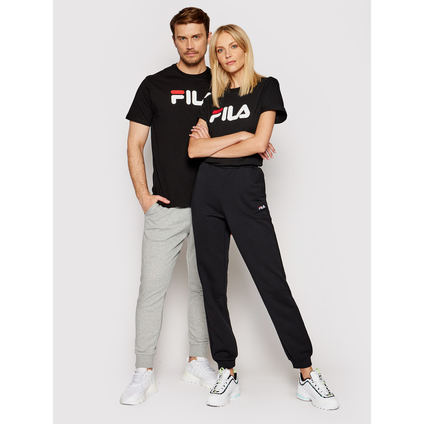 Fila T-Shirt Unisex 681093 Černá Regular Fit - Pepit.cz