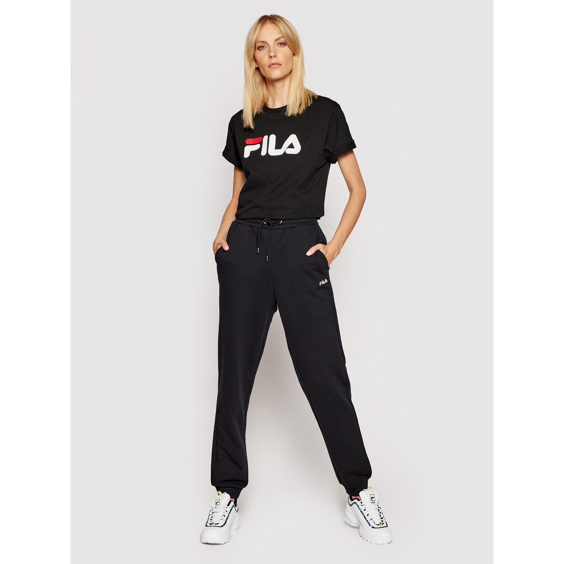 Fila T-Shirt Unisex 681093 Černá Regular Fit - Pepit.cz