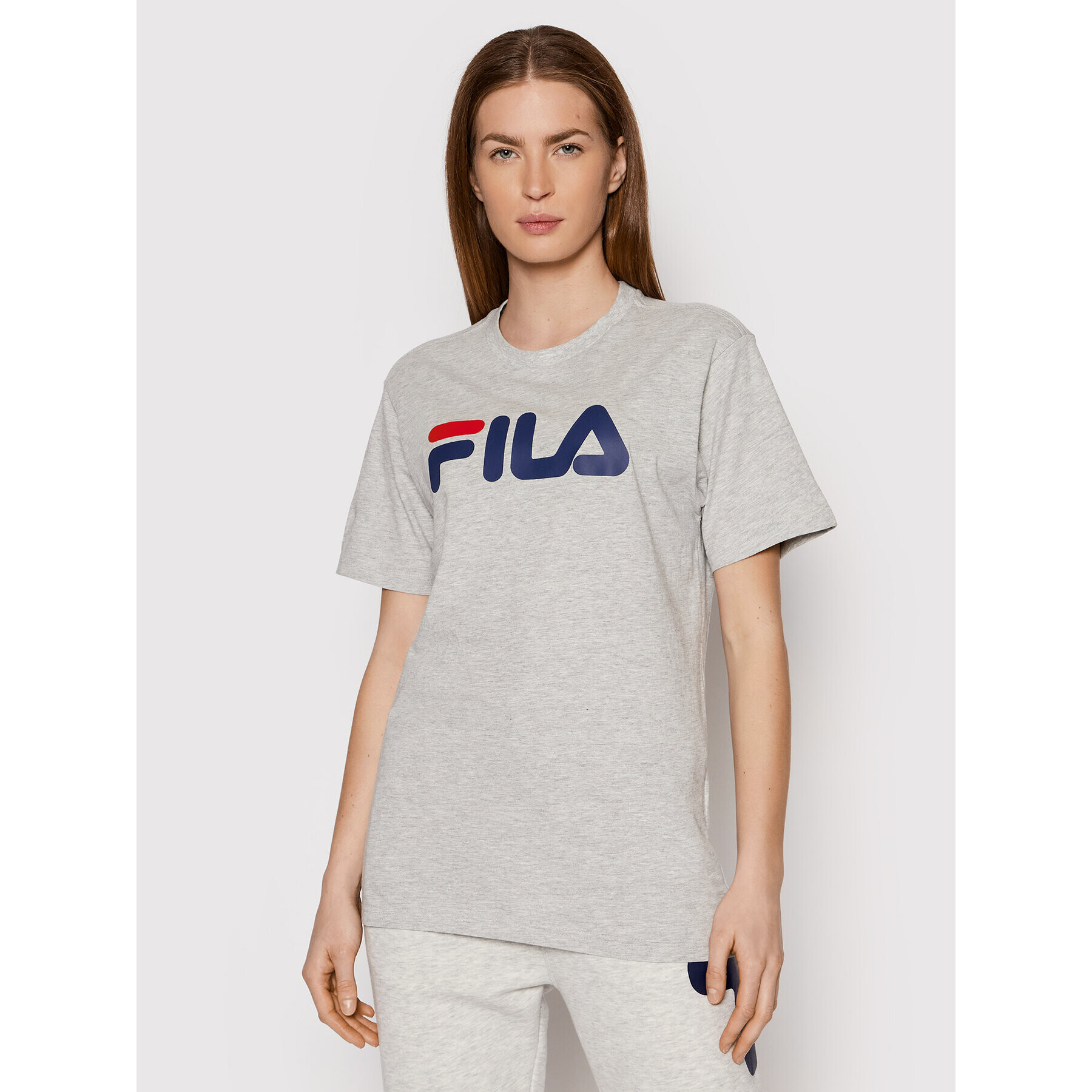 Fila T-Shirt Unisex Bellano FAU0067 Šedá Regular Fit - Pepit.cz