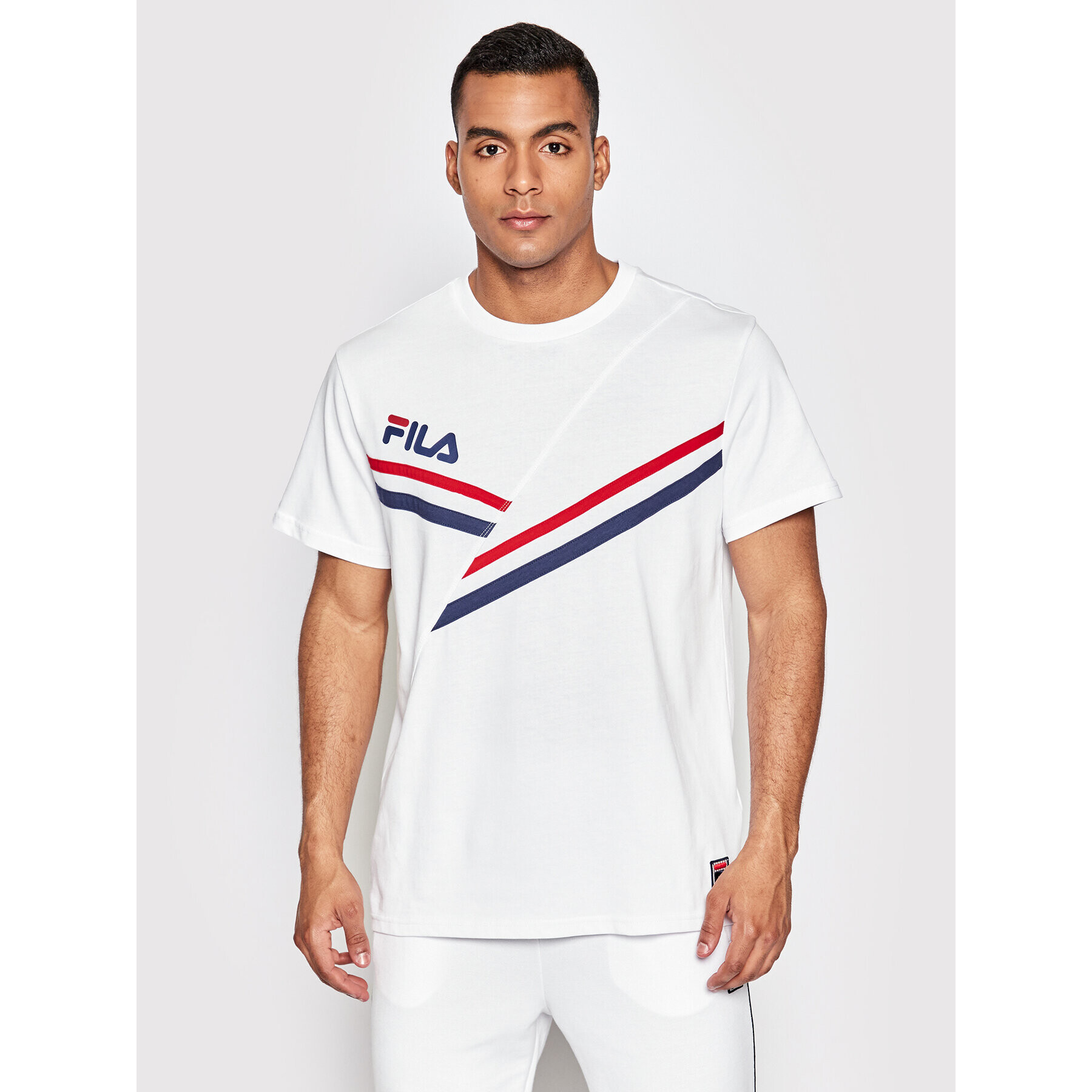 Fila T-Shirt Znaim FAM0089 Bílá Regular Fit - Pepit.cz