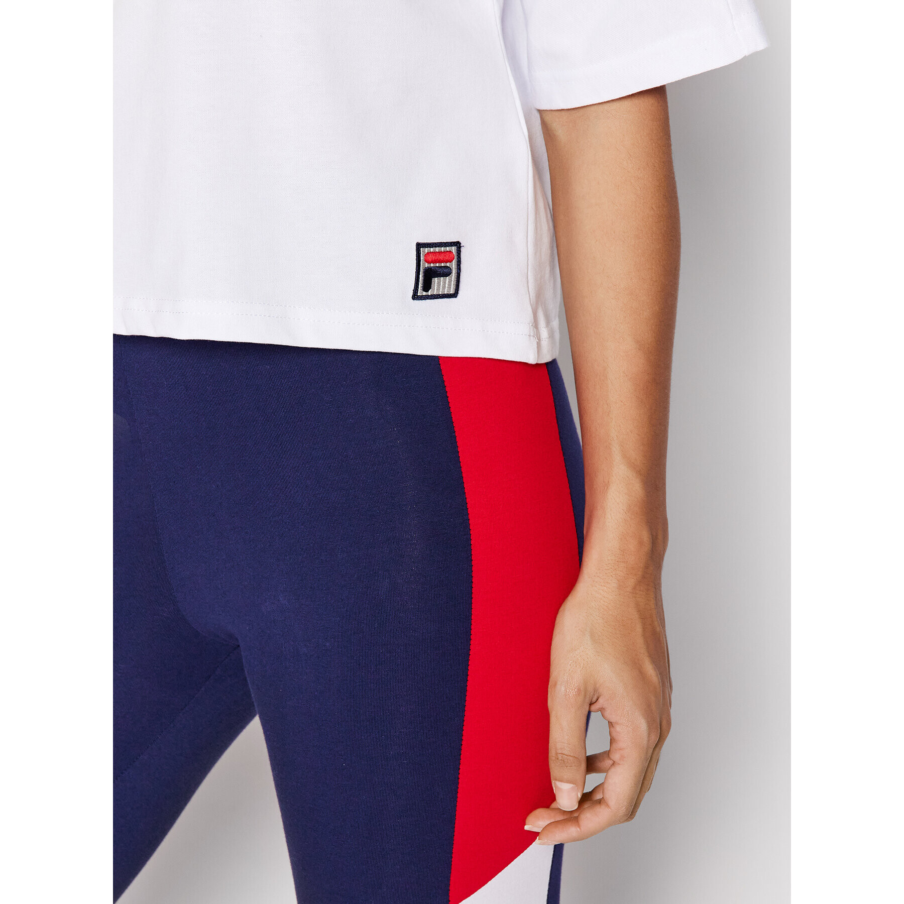 Fila T-Shirt Zug FAW0156 Bílá Cropped Fit - Pepit.cz