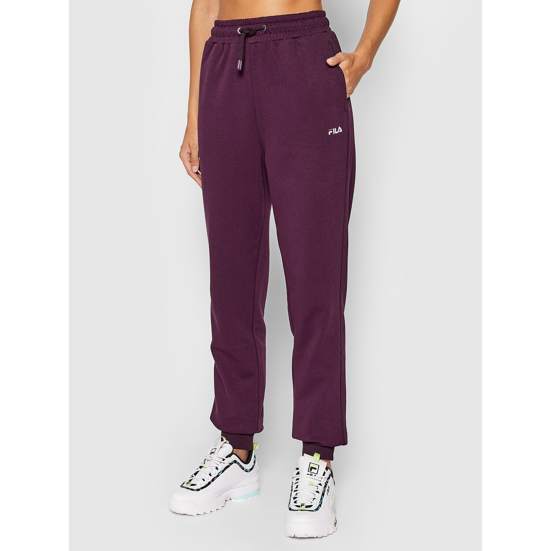 Fila Teplákové kalhoty Edena 688930 Fialová Slim Fit - Pepit.cz