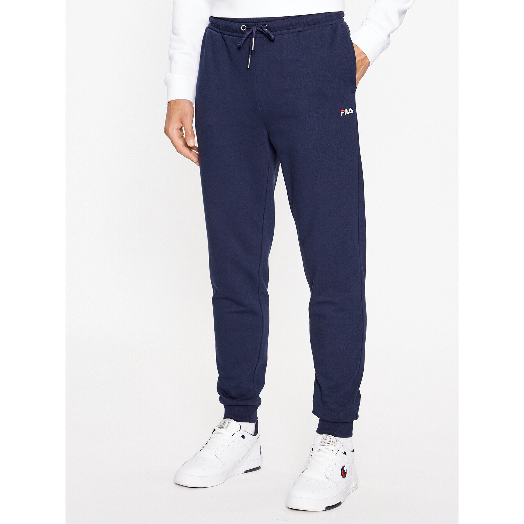 Fila Teplákové kalhoty FAM0500 Tmavomodrá Regular Fit - Pepit.cz