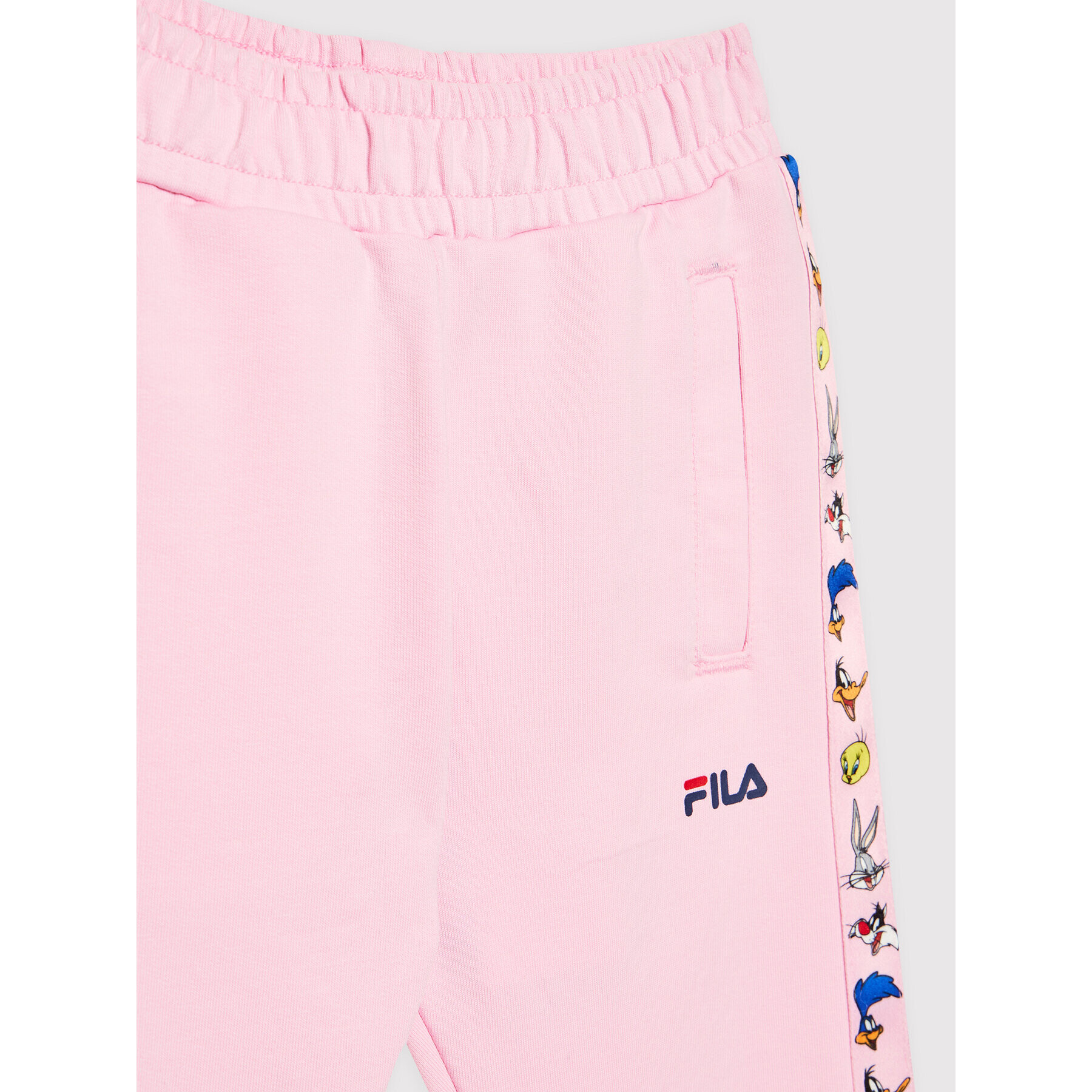 Fila Teplákové kalhoty Lahnau Taped FAK0025 Růžová Regular Fit - Pepit.cz