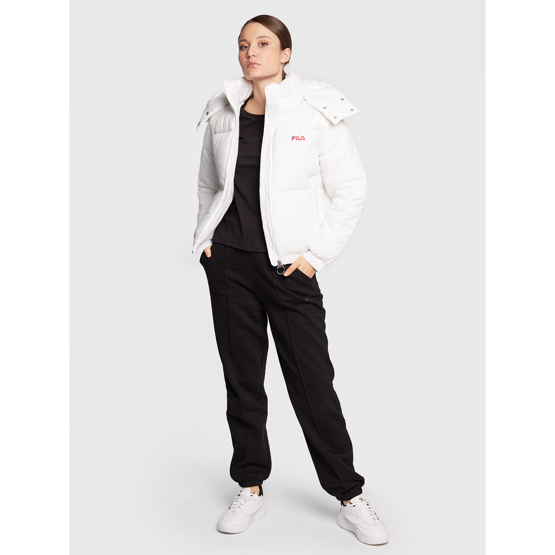 Fila Vatovaná bunda Bender FAW0259 Bílá Regular Fit - Pepit.cz