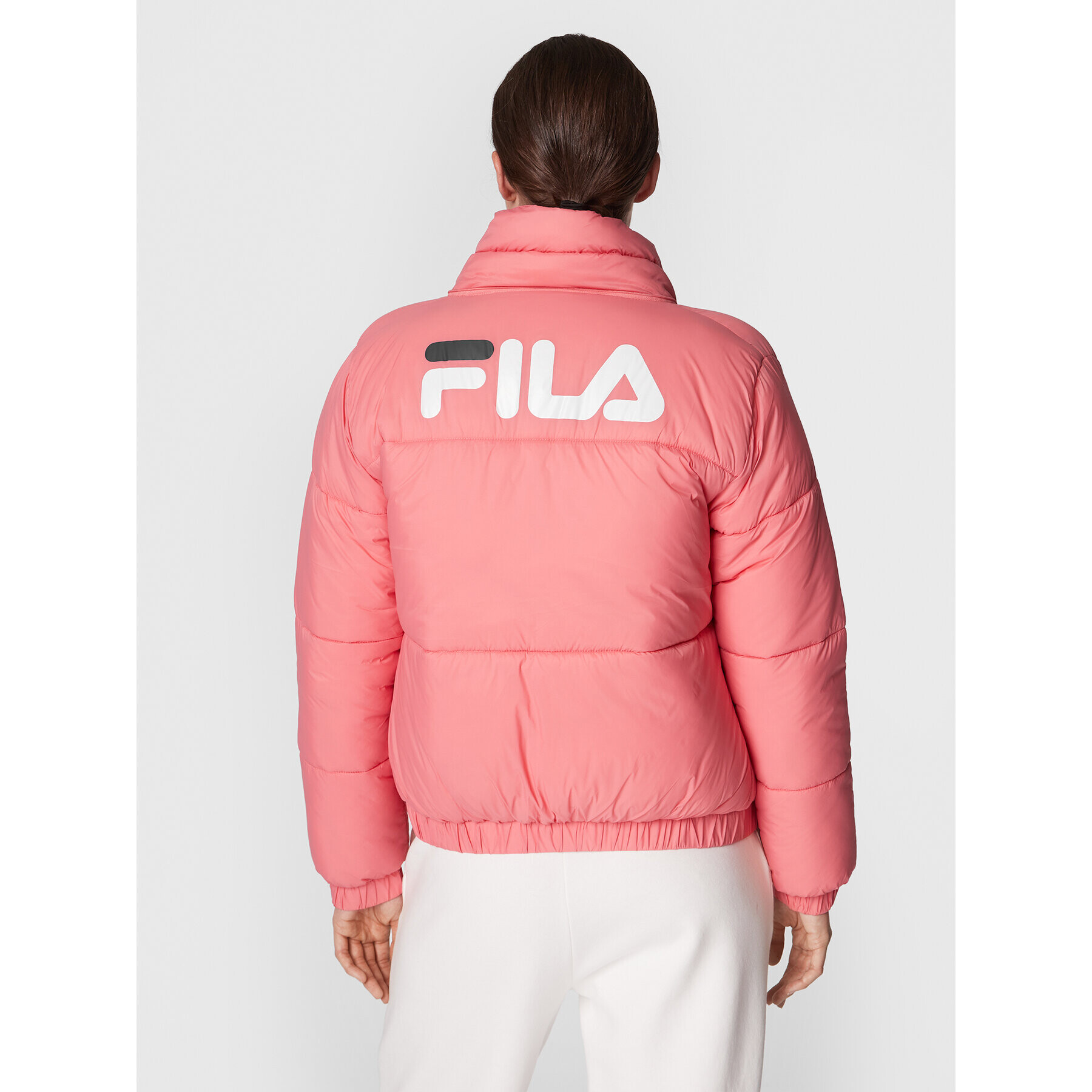 Fila Vatovaná bunda Bender FAW0259 Růžová Regular Fit - Pepit.cz