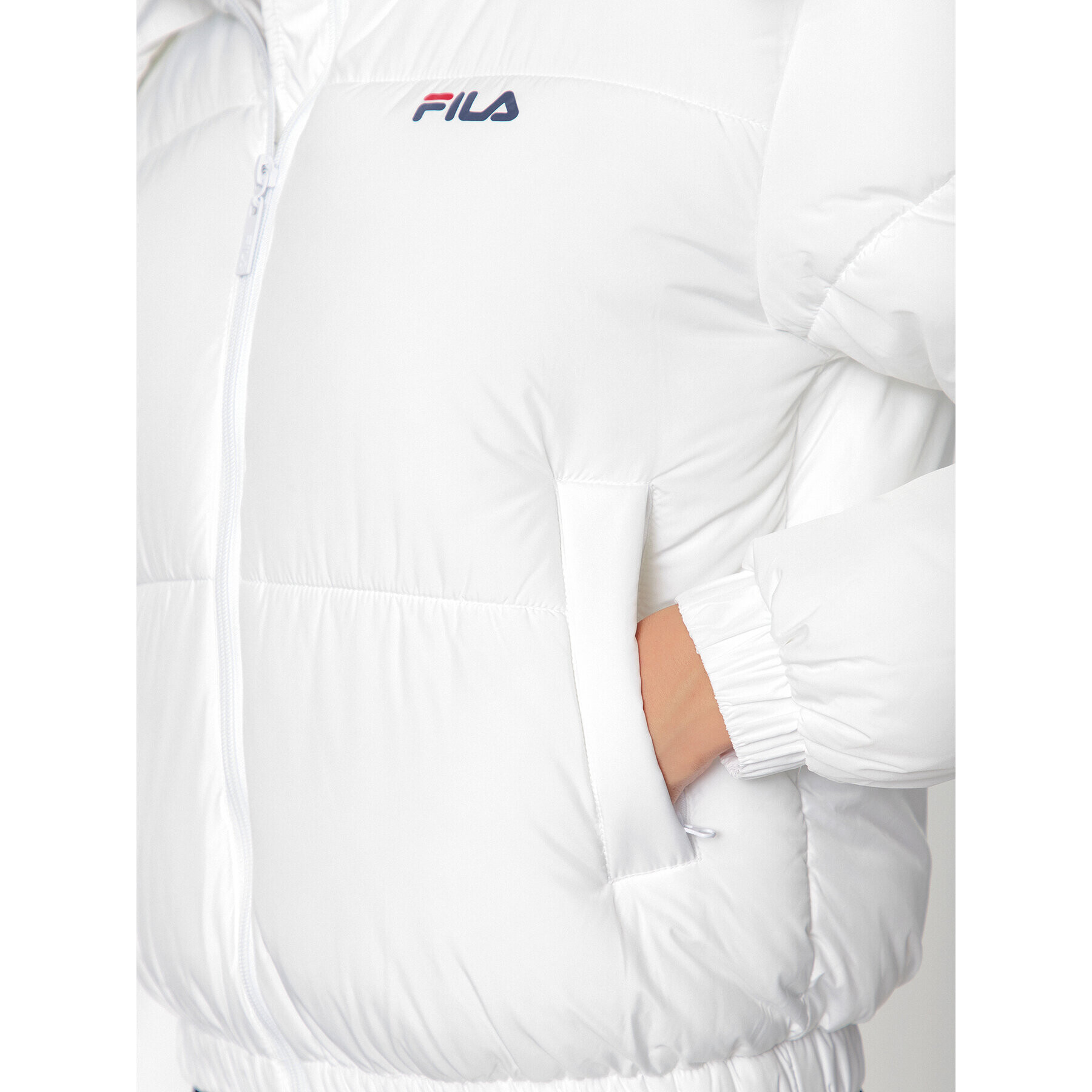 Fila Vatovaná bunda FAW0549 Bílá Regular Fit - Pepit.cz