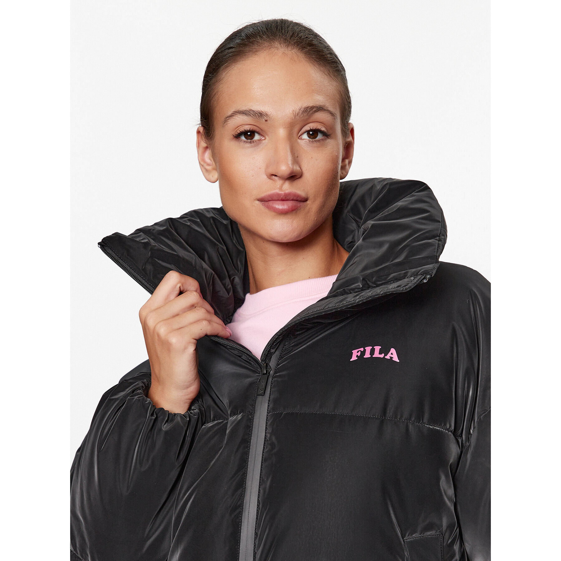 Fila Vatovaná bunda FAW0645 Černá Regular Fit - Pepit.cz