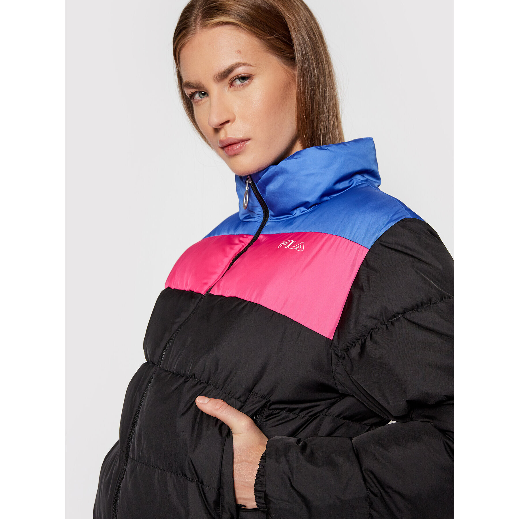 Fila Vatovaná bunda Iris 683493 Černá Regular Fit - Pepit.cz