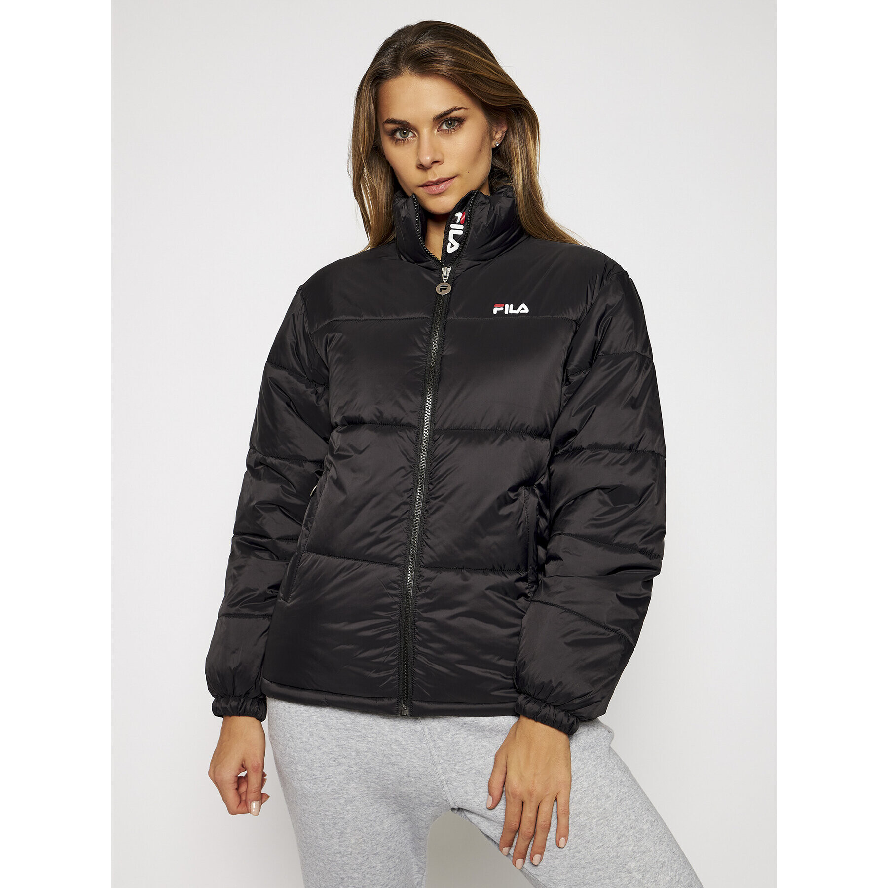 Fila Vatovaná bunda Susi 688379 Černá Regular Fit - Pepit.cz