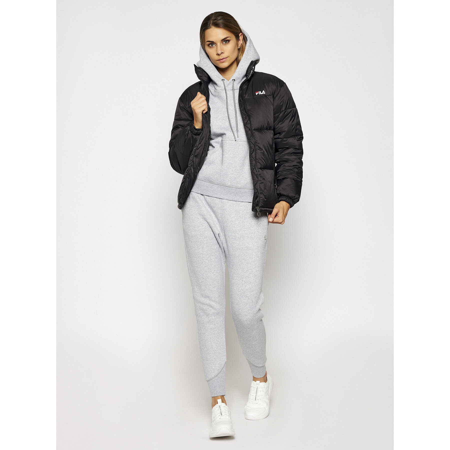 Fila Vatovaná bunda Susi 688379 Černá Regular Fit - Pepit.cz