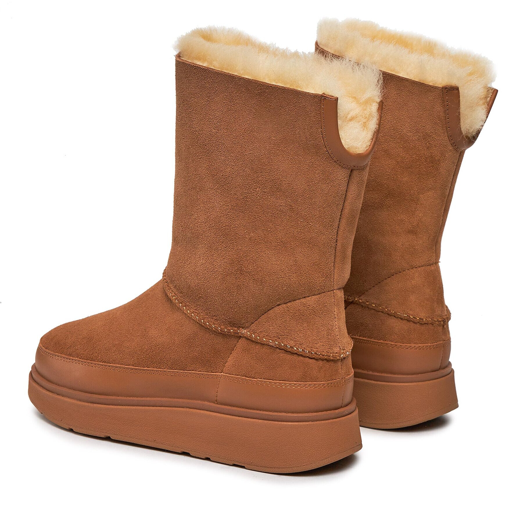 FitFlop Boty Gen-Ff Shearling GO9-A69 Hnědá - Pepit.cz