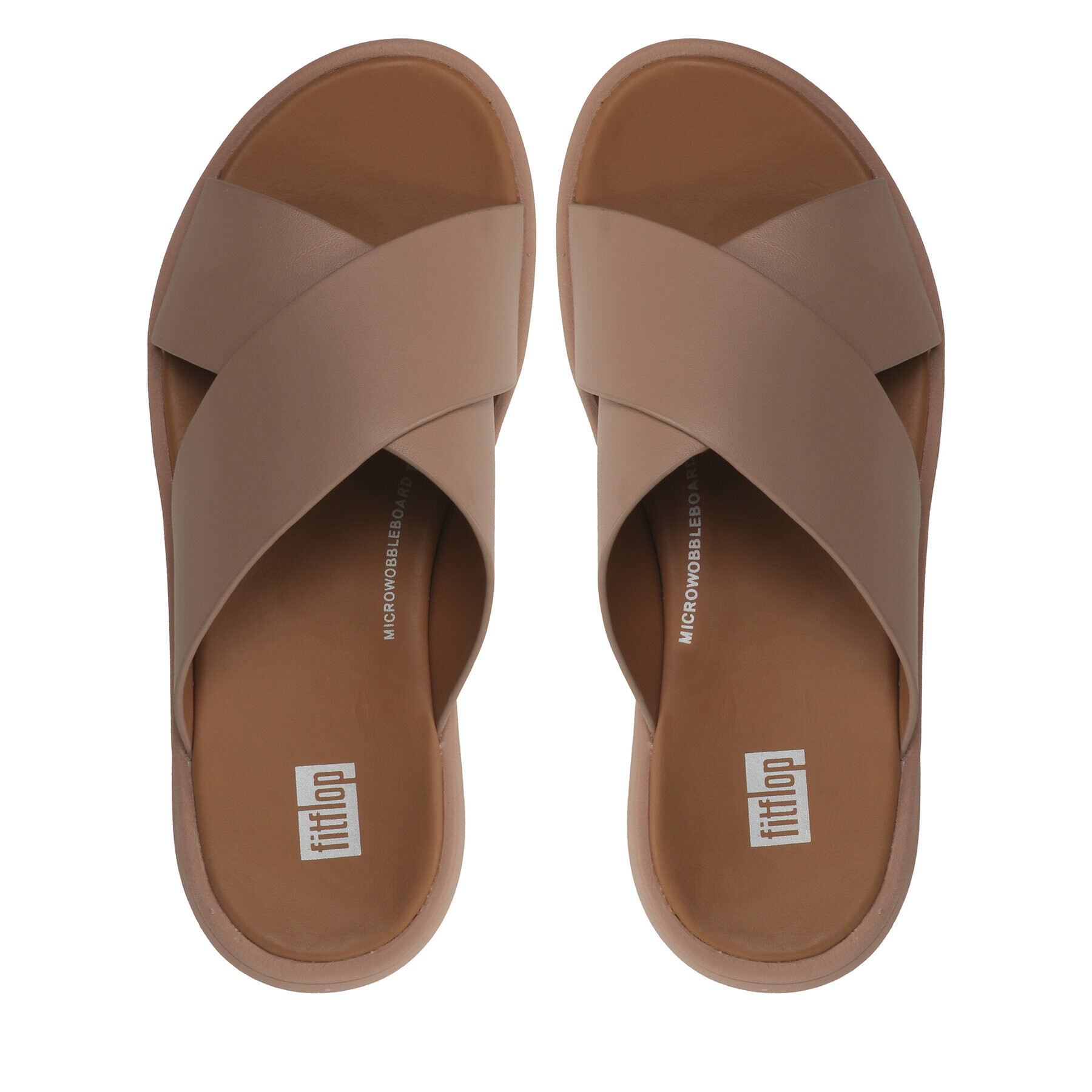 FitFlop Nazouváky F-MODE FW5-137 Béžová - Pepit.cz