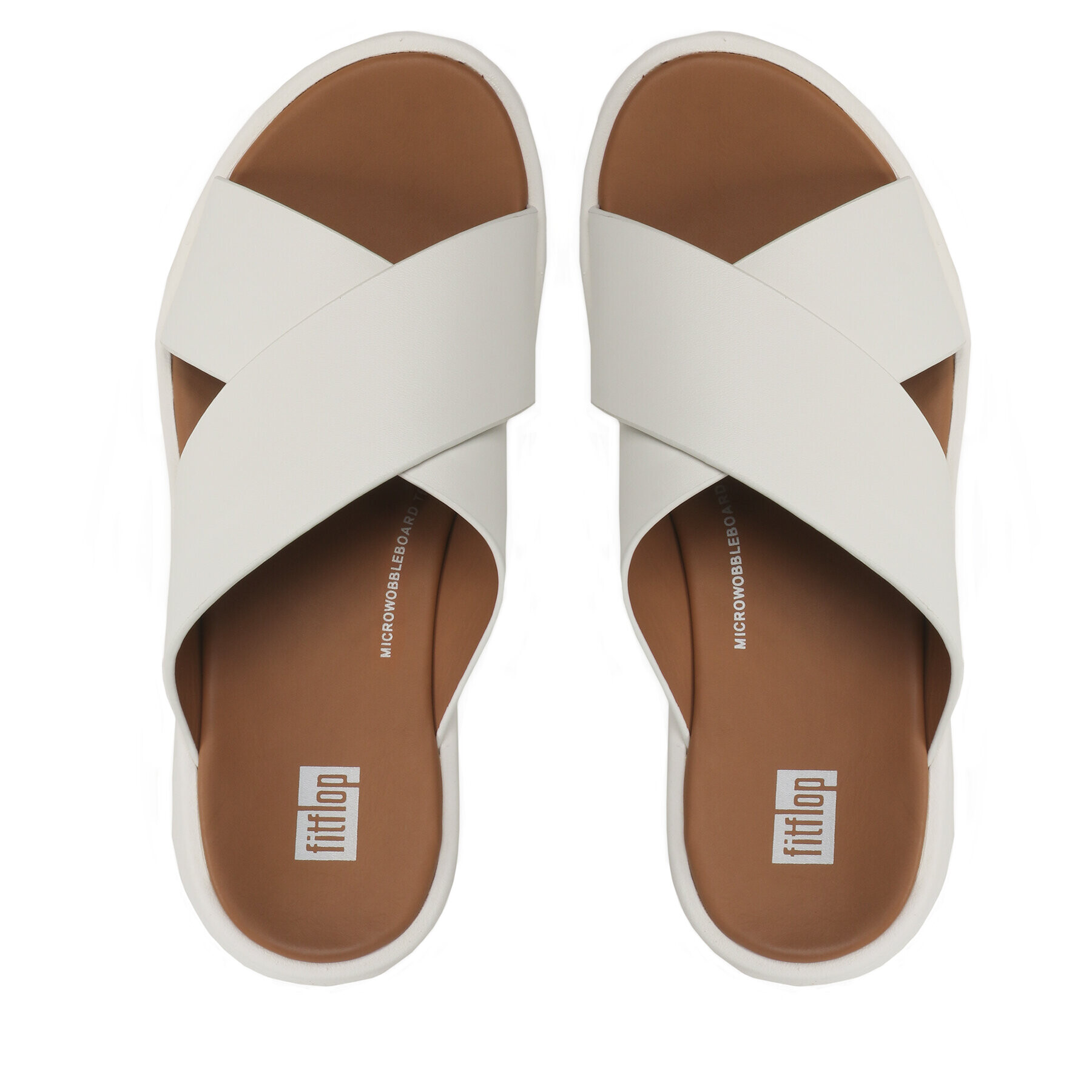 FitFlop Nazouváky F-MODE FW5-477 Bílá - Pepit.cz