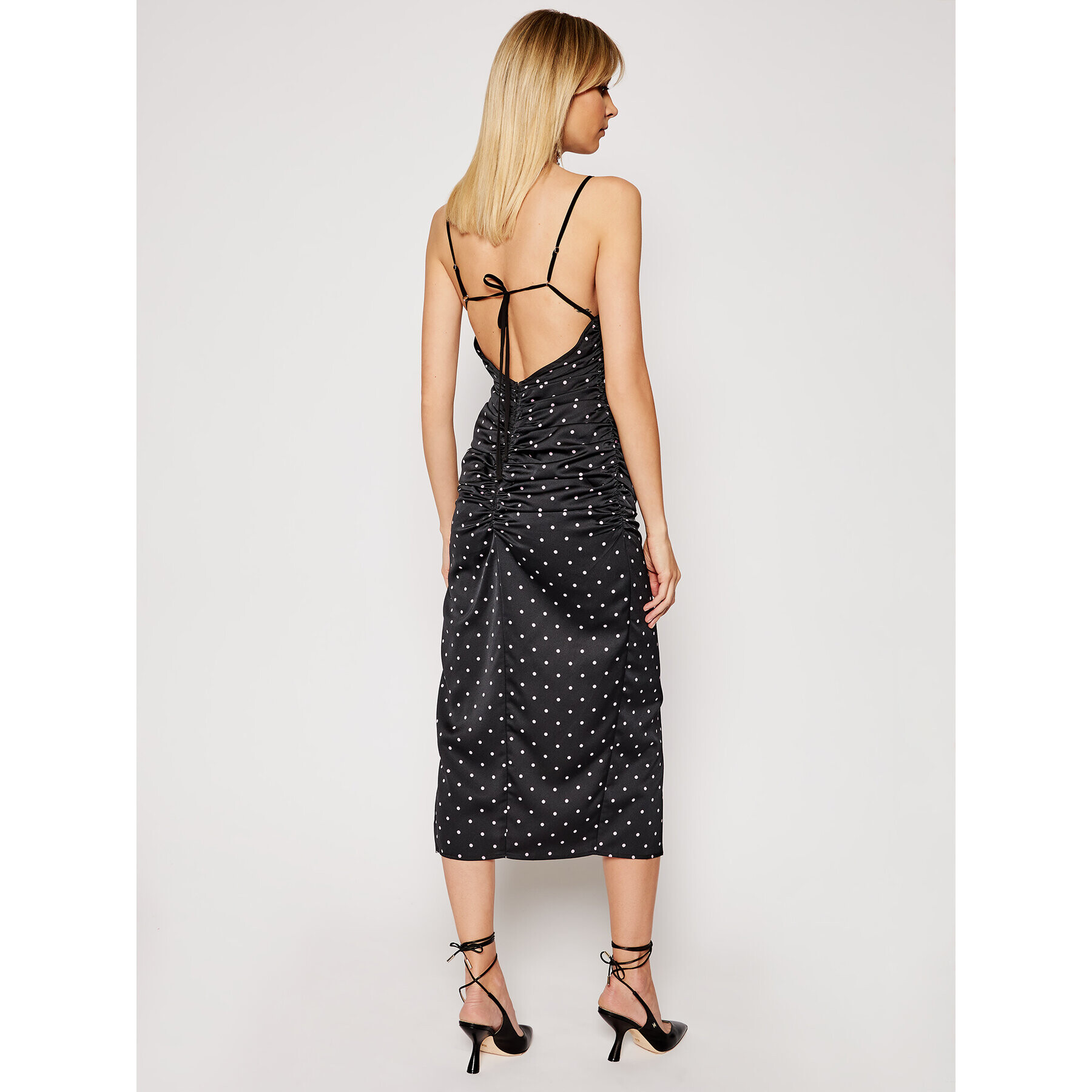 For Love & Lemons Koktejlové šaty Carissa CD2306 Černá Slim Fit - Pepit.cz