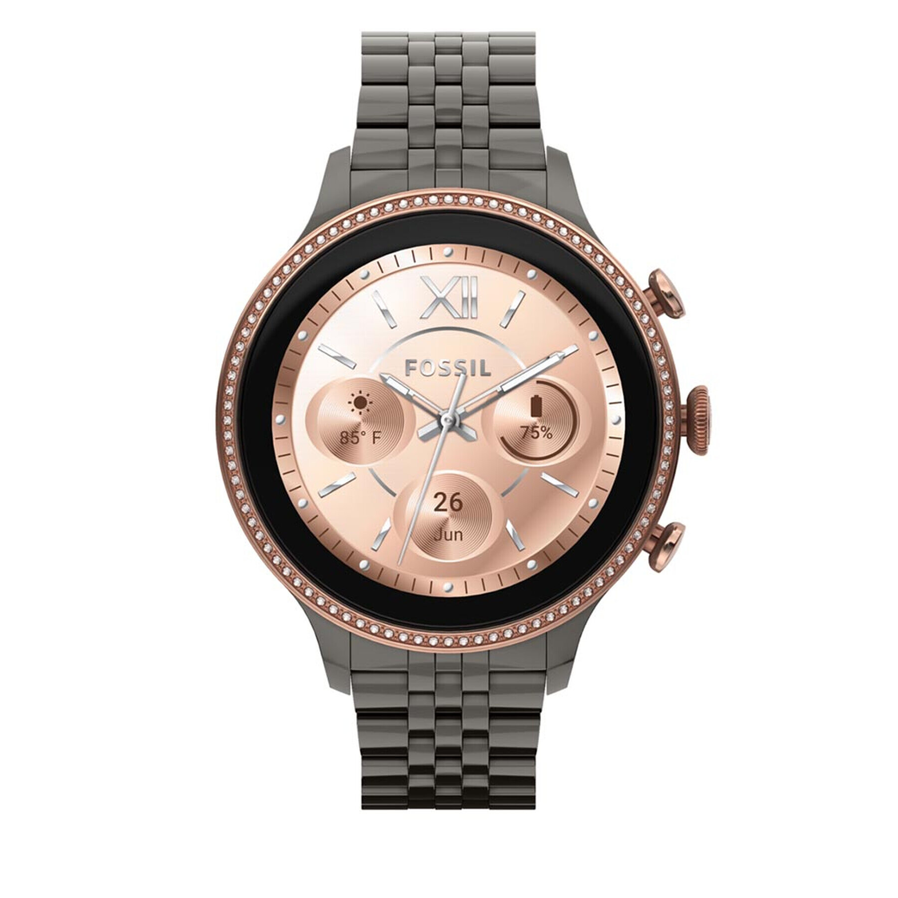 Fossil Chytré hodinky Gen 6 FTW6078 Šedá - Pepit.cz