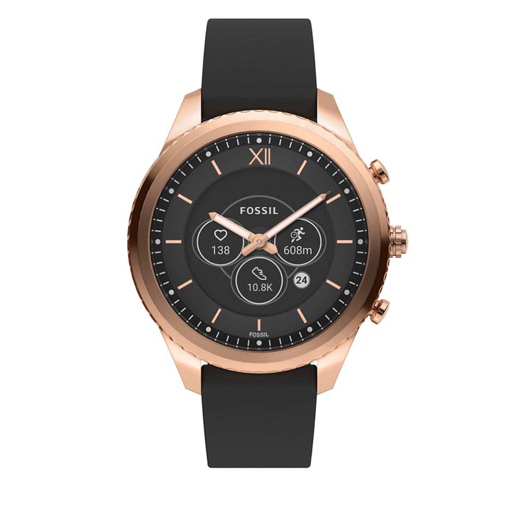 Fossil Chytré hodinky Stella Gen 6 Hybrid FTW7064 Černá - Pepit.cz