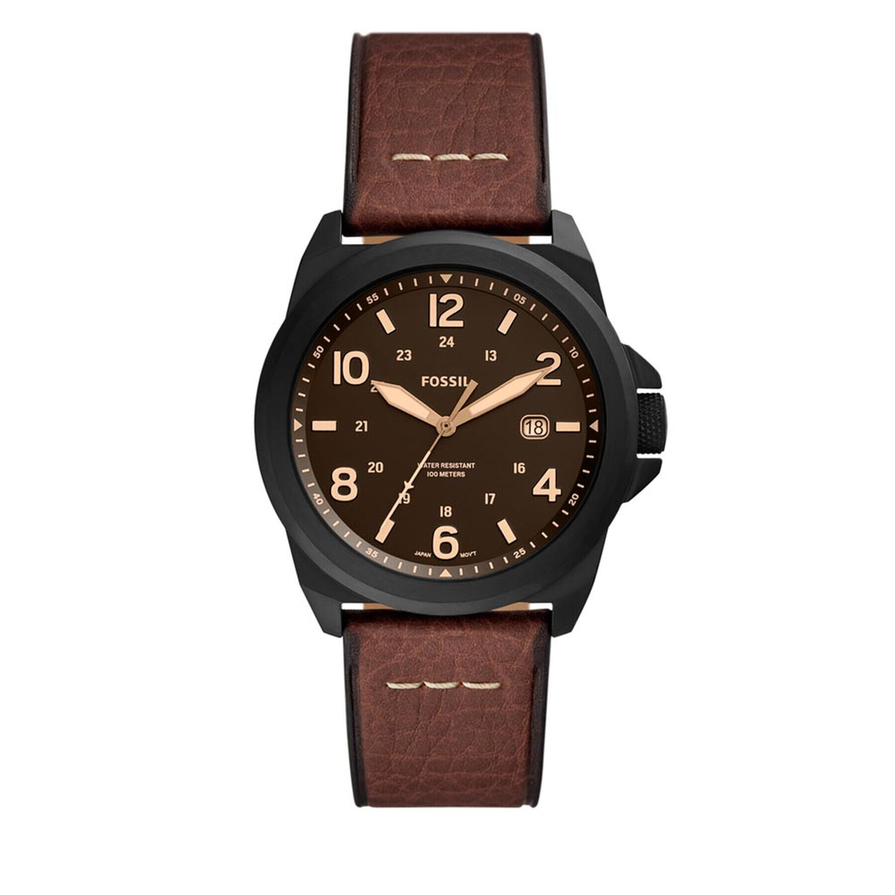 Fossil Hodinky Bronson FS5938 Hnědá - Pepit.cz