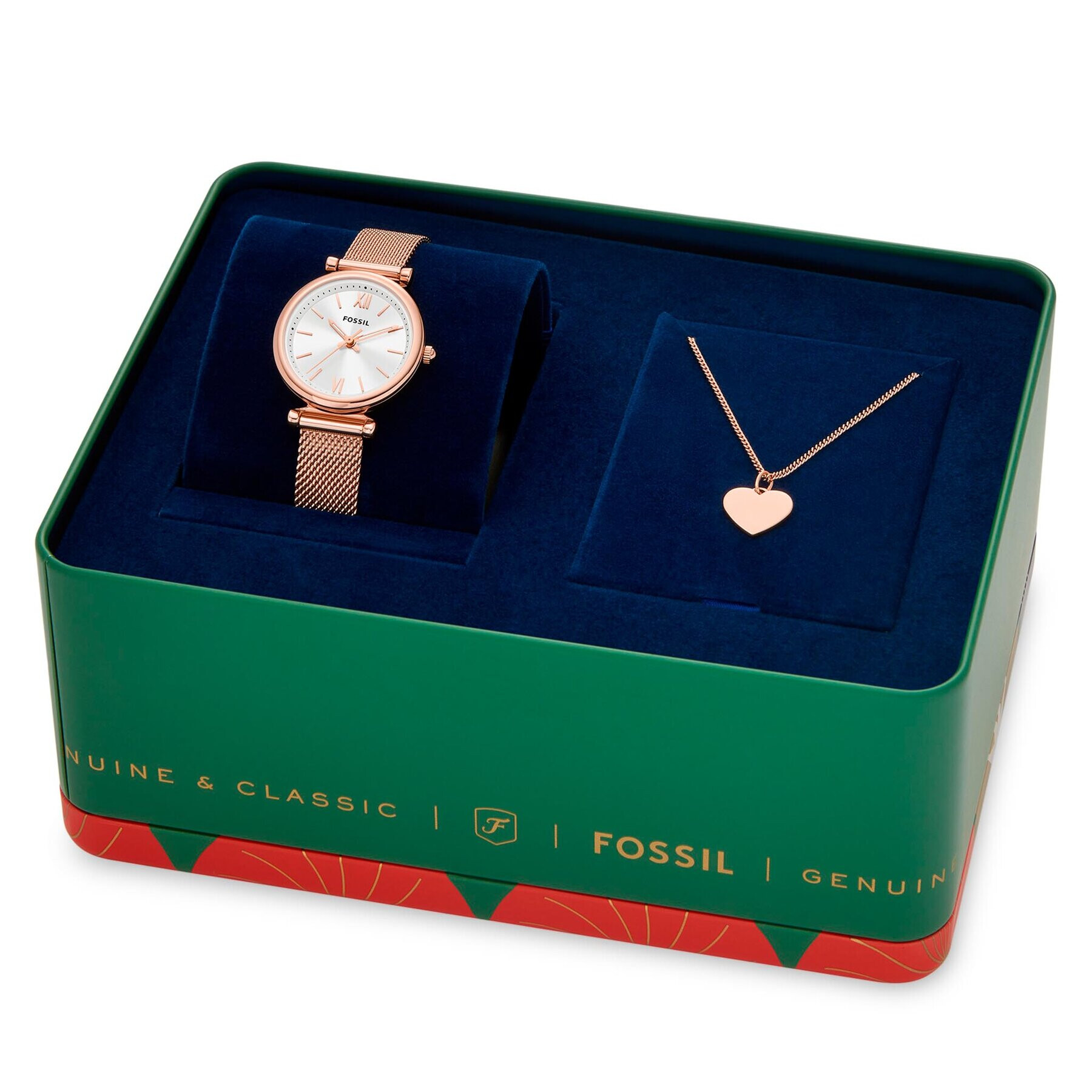 Fossil Hodinky Carlie ES5314SET Růžová - Pepit.cz