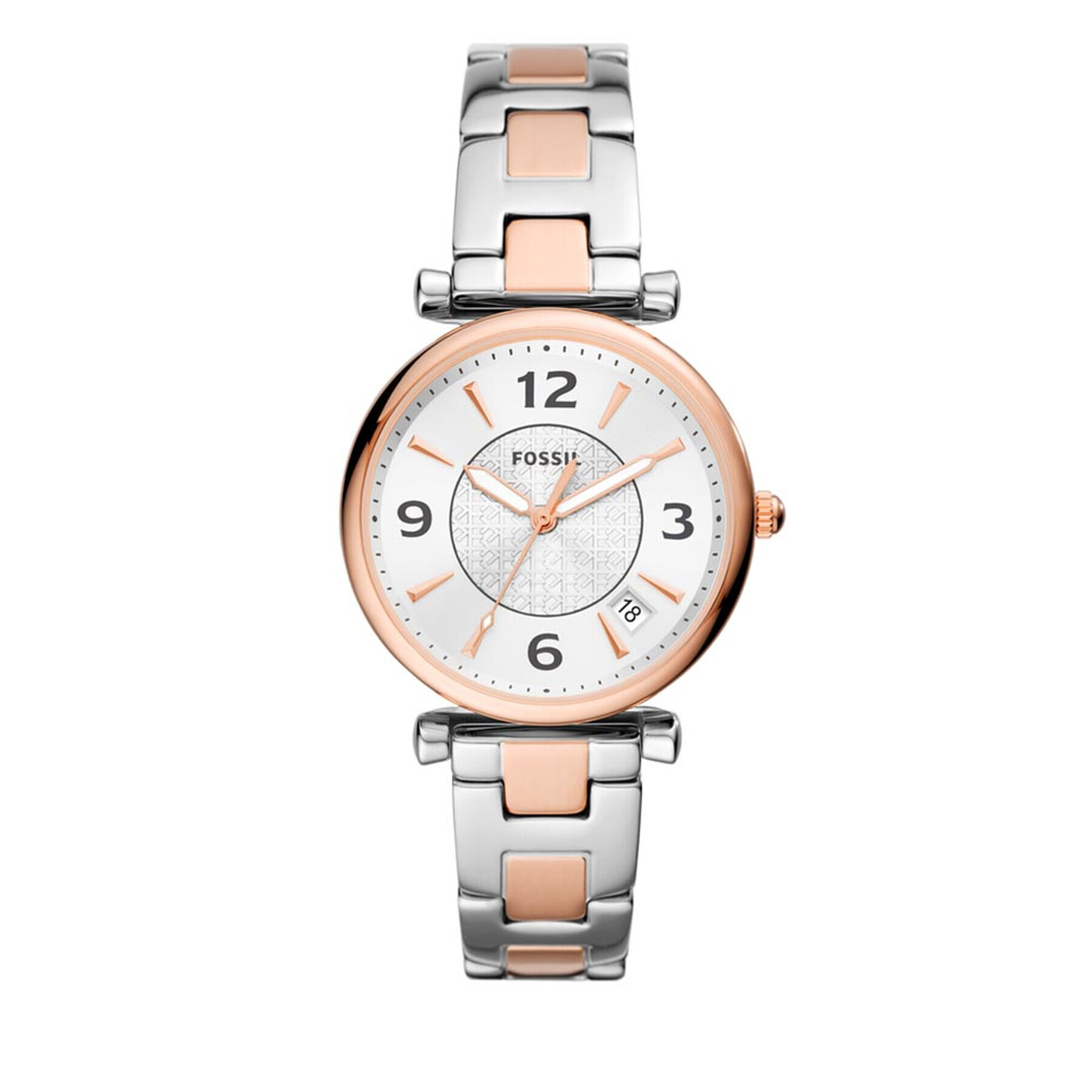 Fossil Hodinky Carlie Mini Mesh ES5156 Stříbrná - Pepit.cz