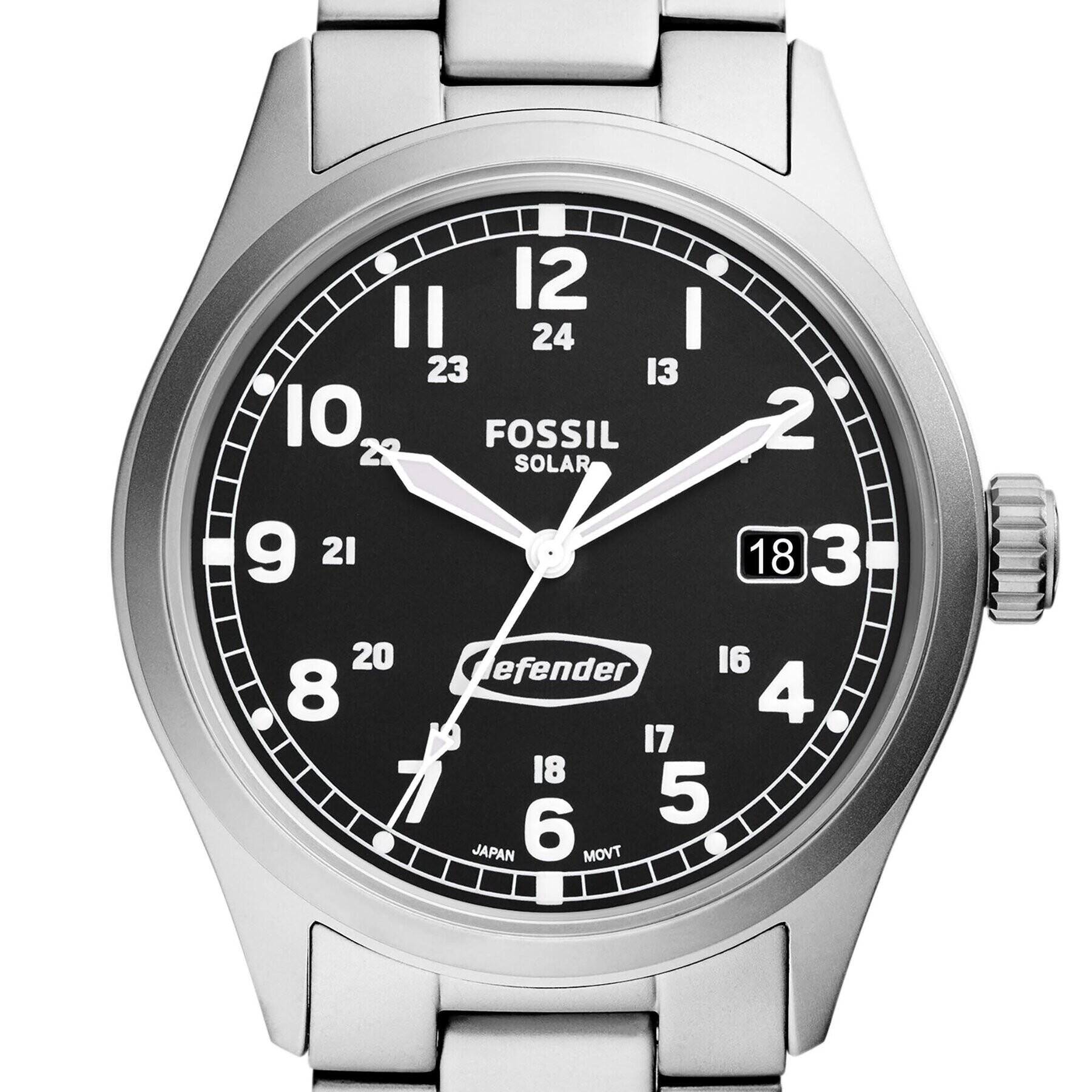 Fossil Hodinky Defender FS5973 Stříbrná - Pepit.cz