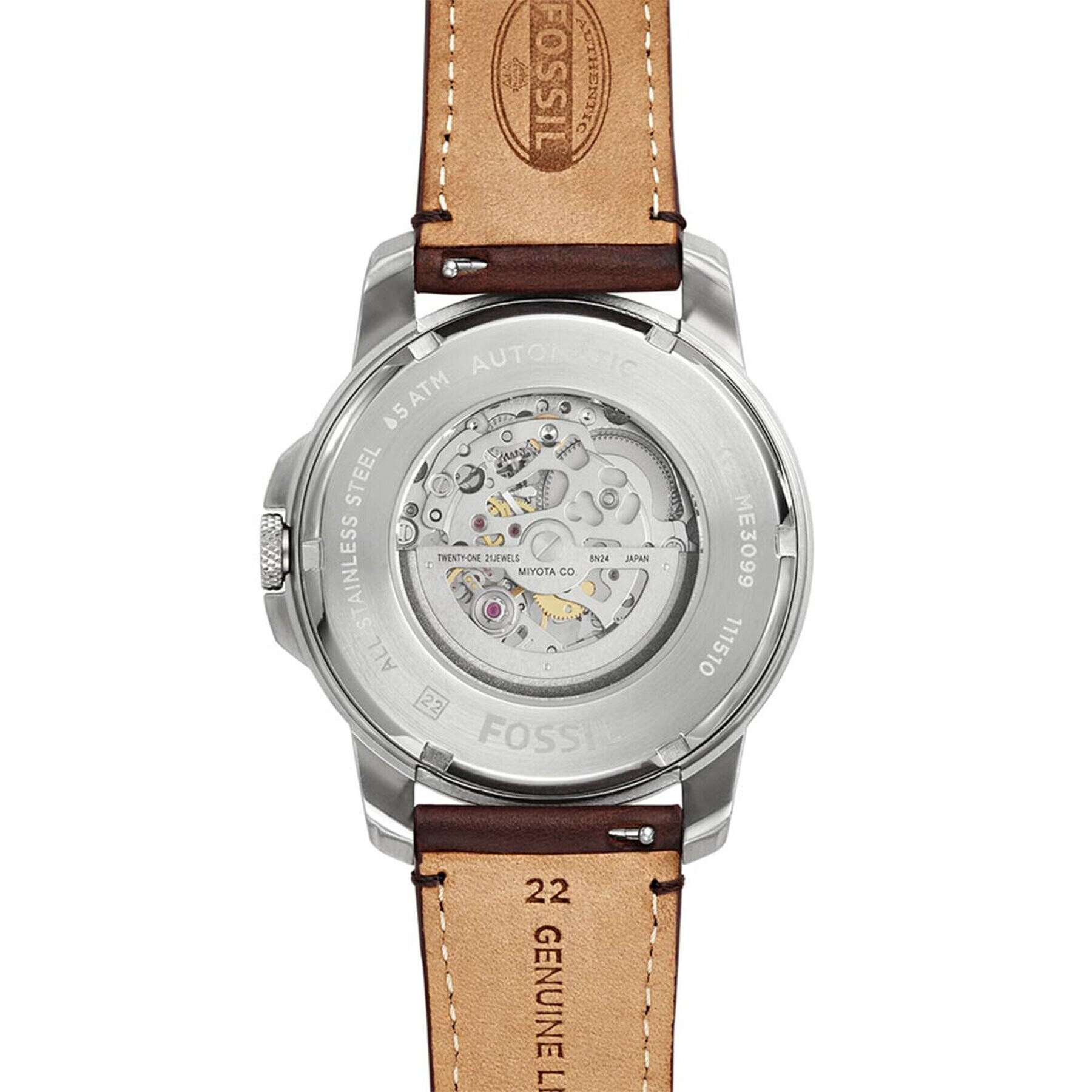 Fossil Hodinky Gant ME3099 Hnědá - Pepit.cz