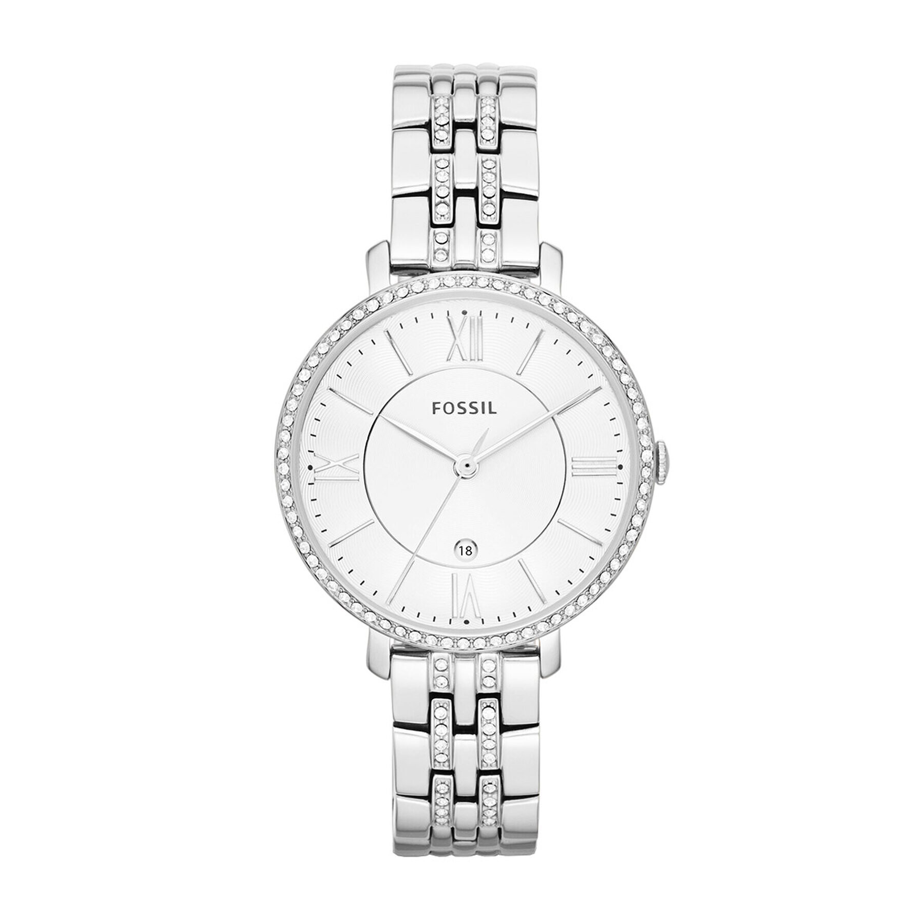 Fossil Hodinky Jacqueline ES3545 Stříbrná - Pepit.cz