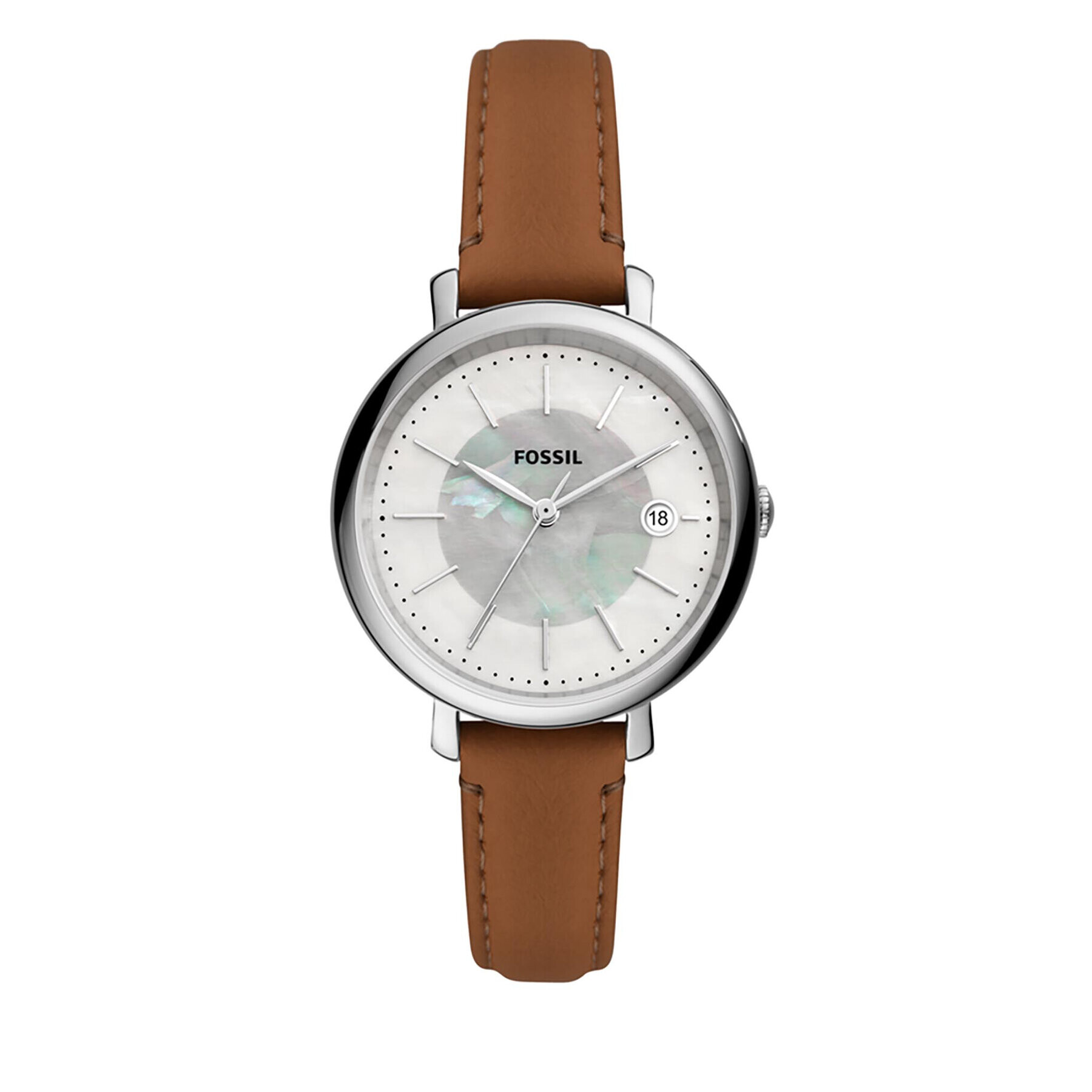 Fossil Hodinky Jacqueline Solar ES5090 Hnědá - Pepit.cz