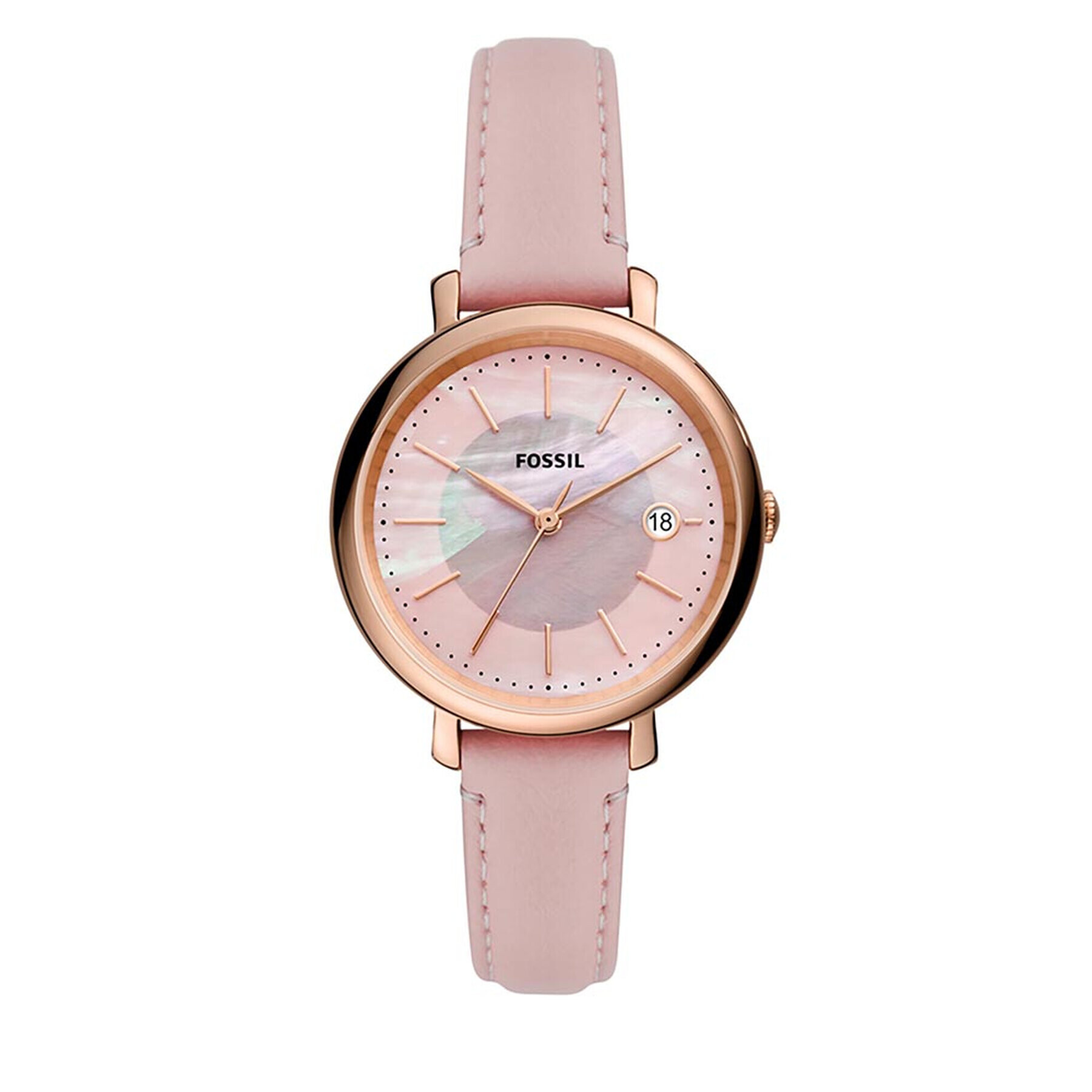 Fossil Hodinky Jacqueline Solar ES5092 Růžová - Pepit.cz