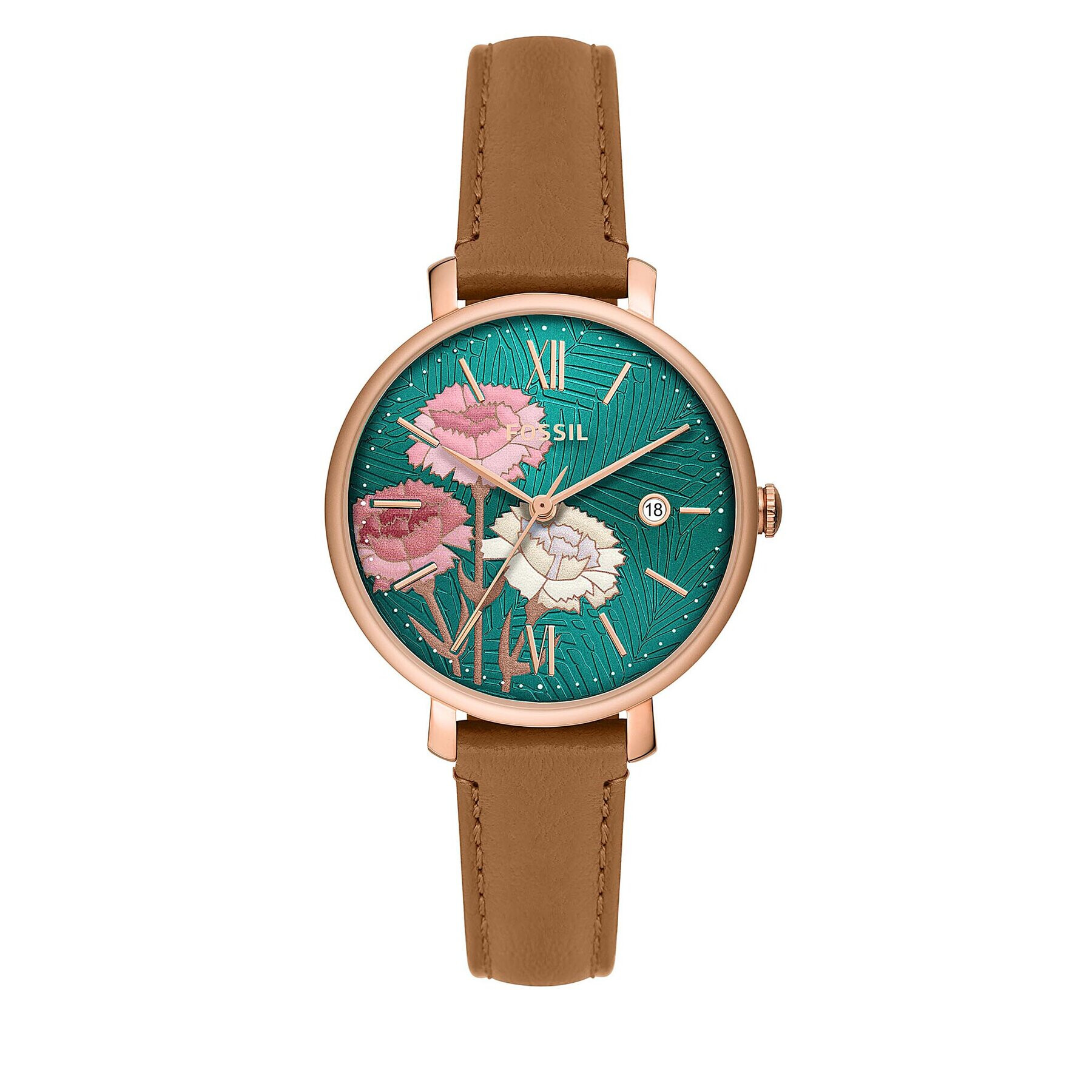 Fossil Hodinky Jacquelne ES5274 Hnědá - Pepit.cz