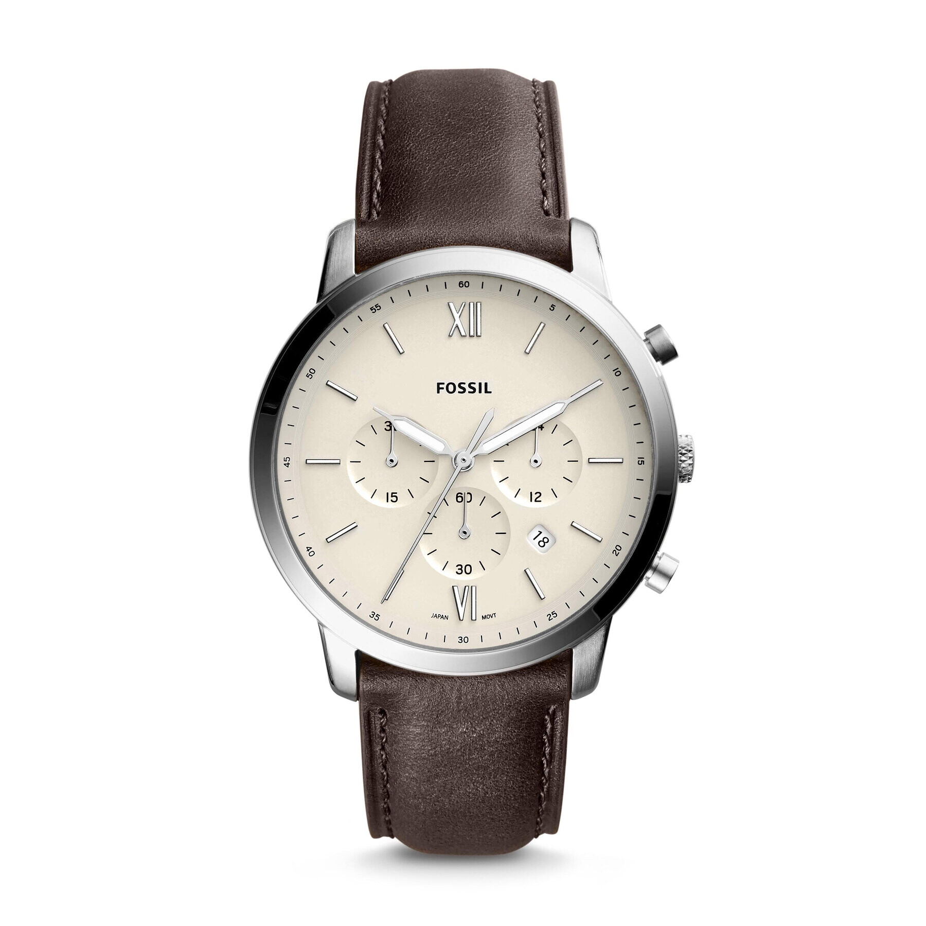 Fossil Hodinky Neutra Chrono FS5380 Hnědá - Pepit.cz