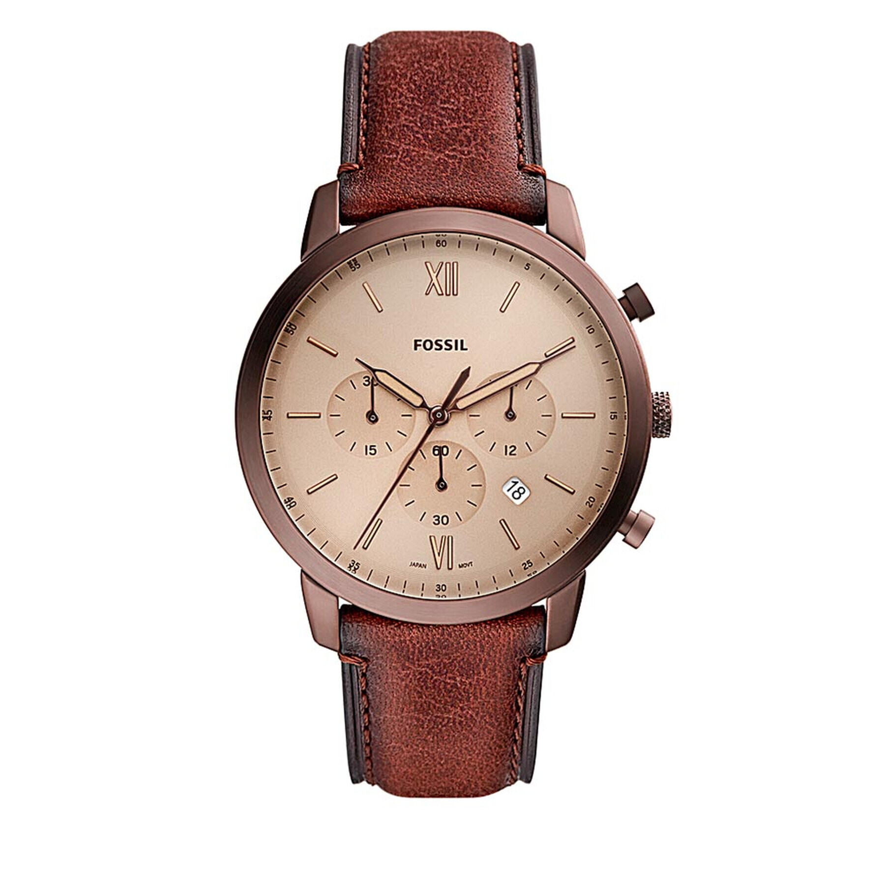 Fossil Hodinky Neutra FS5941 Hnědá - Pepit.cz