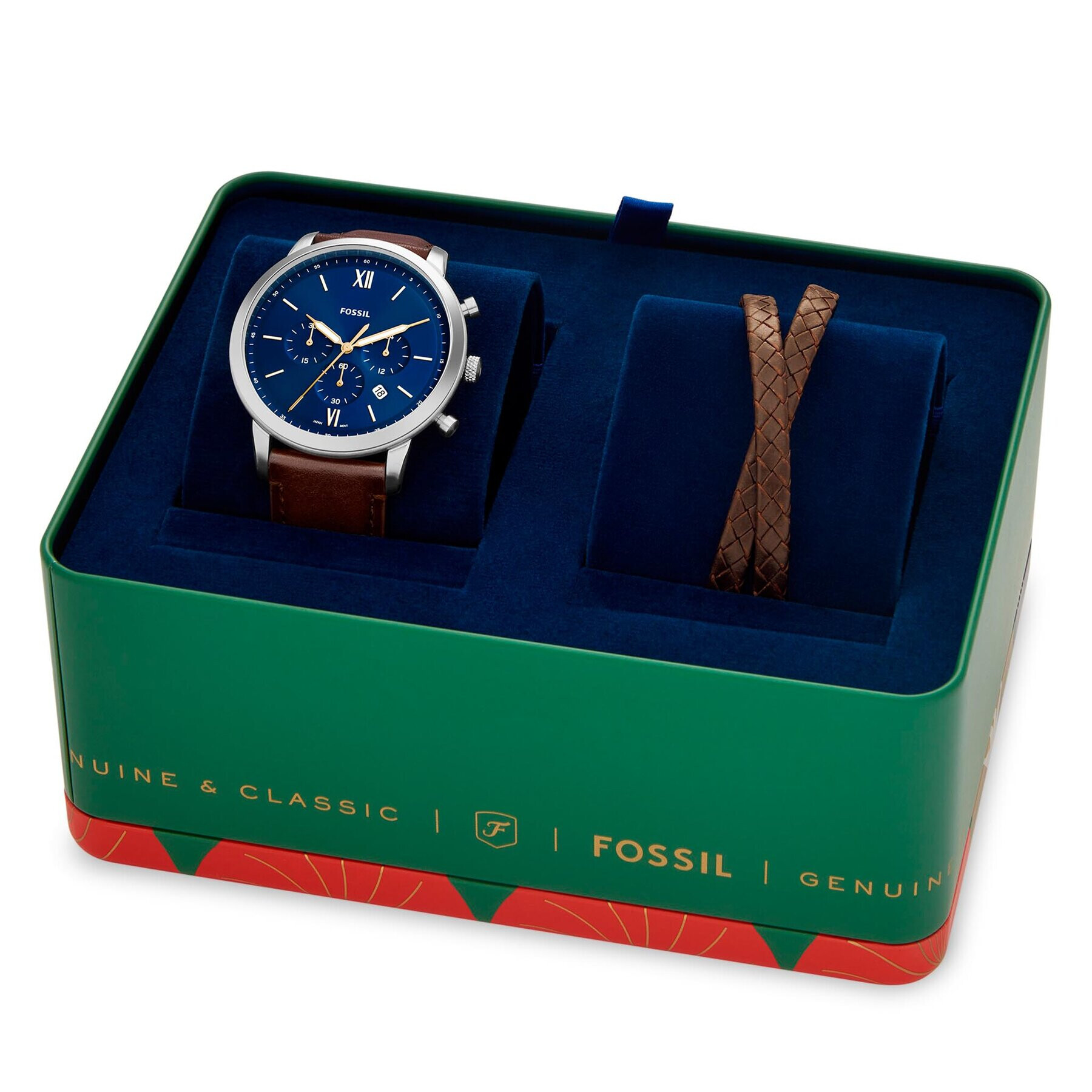 Fossil Hodinky Neutra FS6018SET Béžová - Pepit.cz