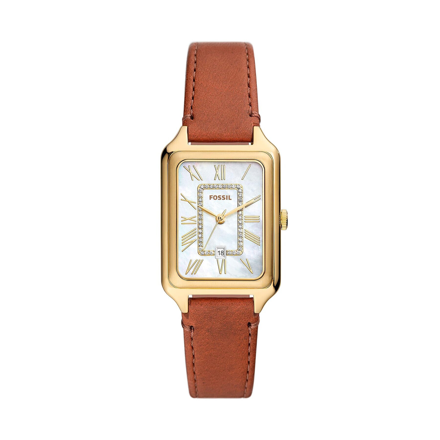 Fossil Hodinky Raquel ES5307 Hnědá - Pepit.cz