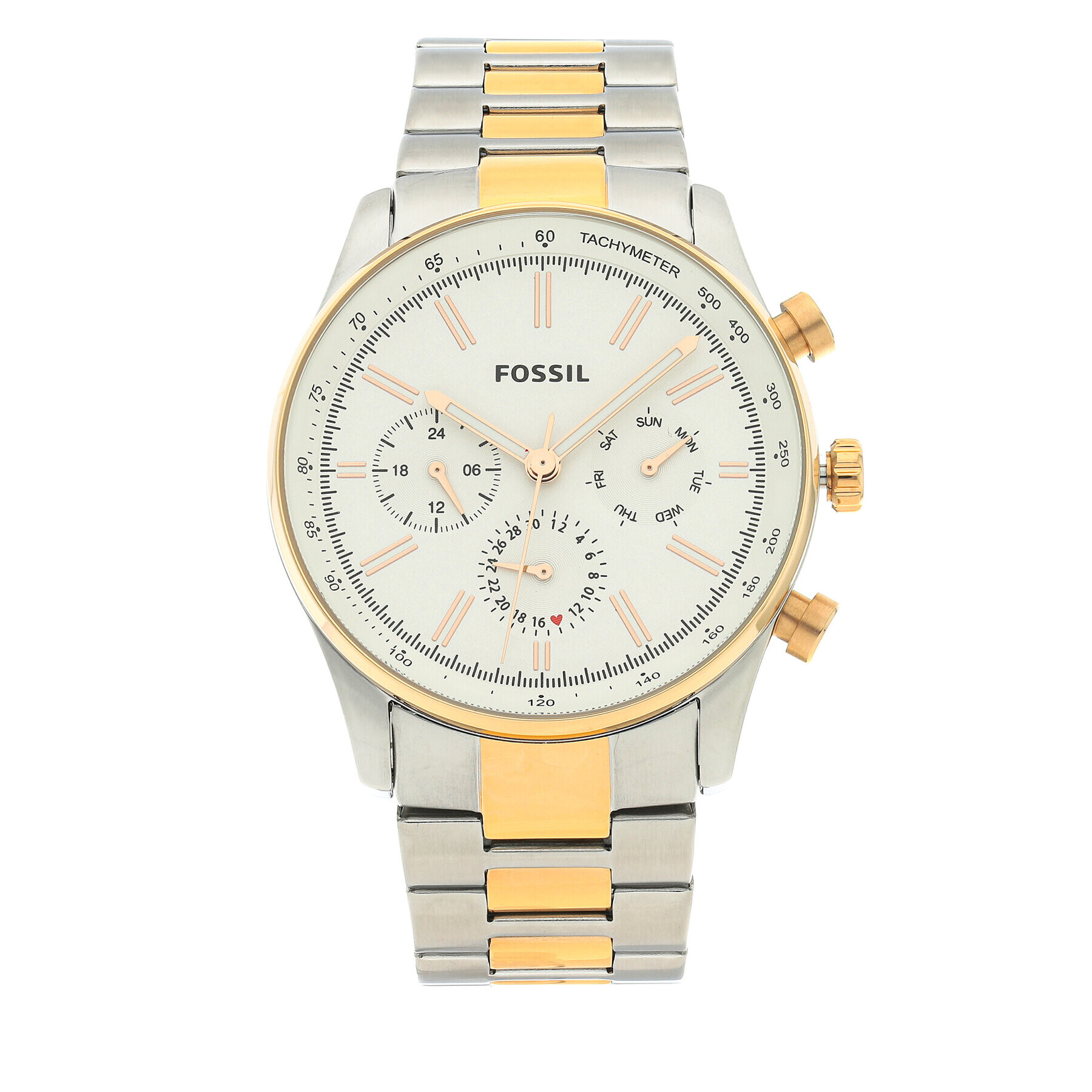 Fossil Sada 2 hodinek BQ2756SET Stříbrná - Pepit.cz