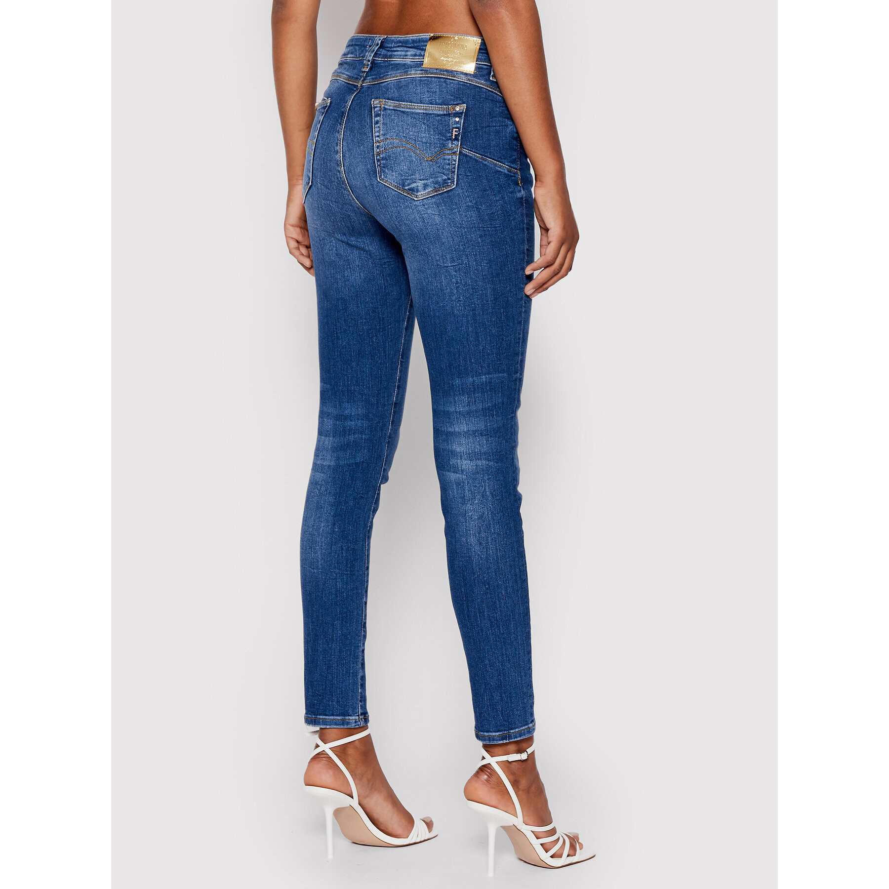 Fracomina Jeansy FP22WV8019D40402 Modrá Slim Fit - Pepit.cz